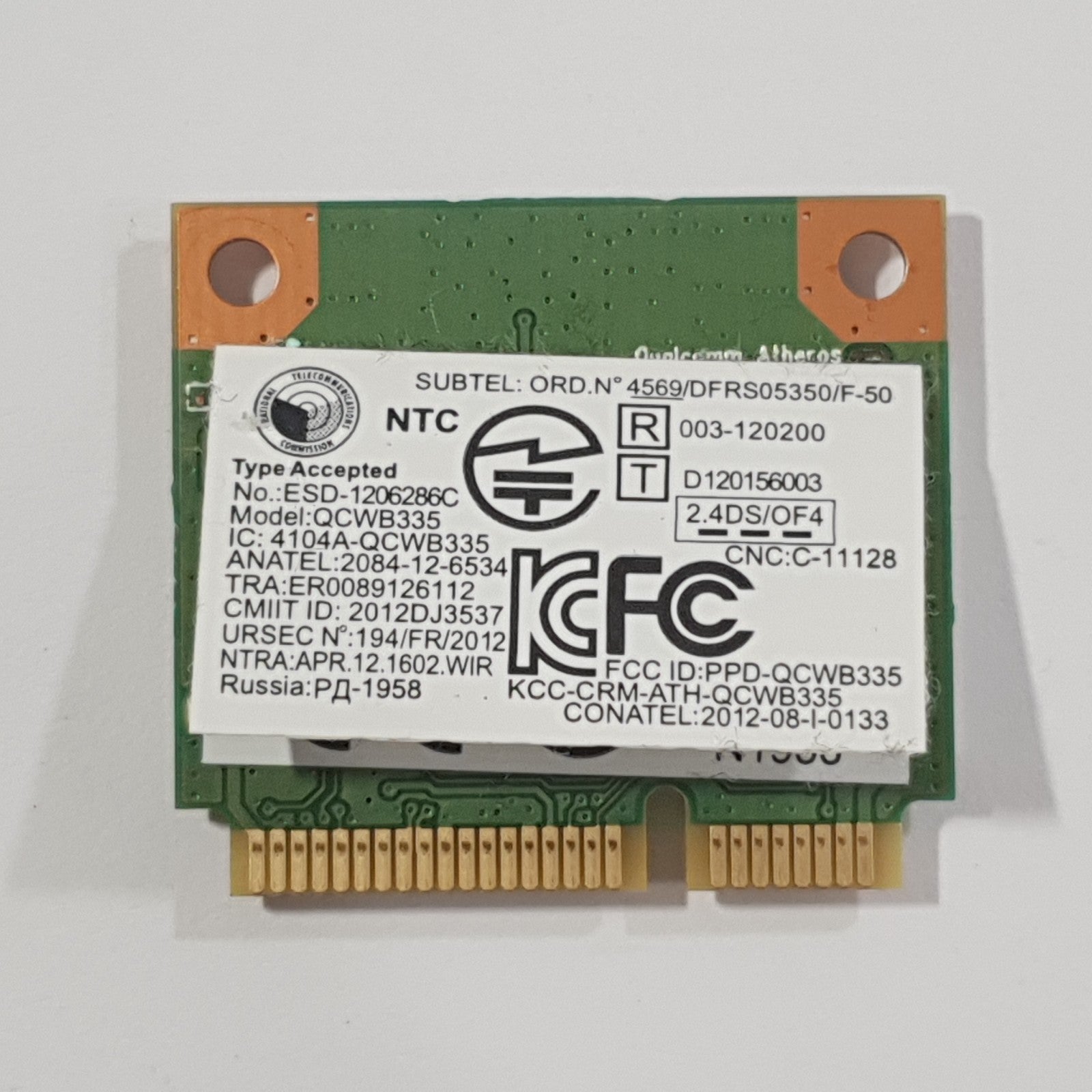 Lenovo M30-70 WLAN Karte Wifi Card WCBN612AH-L6 QCWB335 – Bild 2