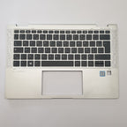 HP Elitebook x360 1030 G3 Tastatur Handauflage AZERTY Französisch Backlit FR