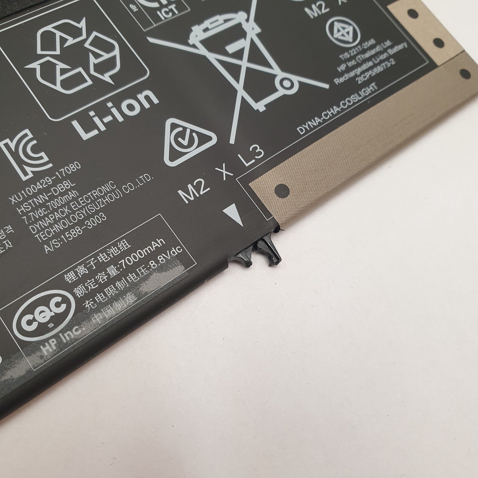 HP Elitebook x360 1030 G3 Original Akku 7000mAh Li Ion Battery Pack – Bild 3