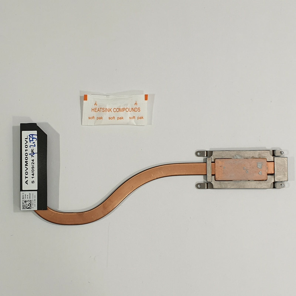 Dell Latitude E7240 Kühler Heatsink mit Wärmeleitpaste Heat Pipe