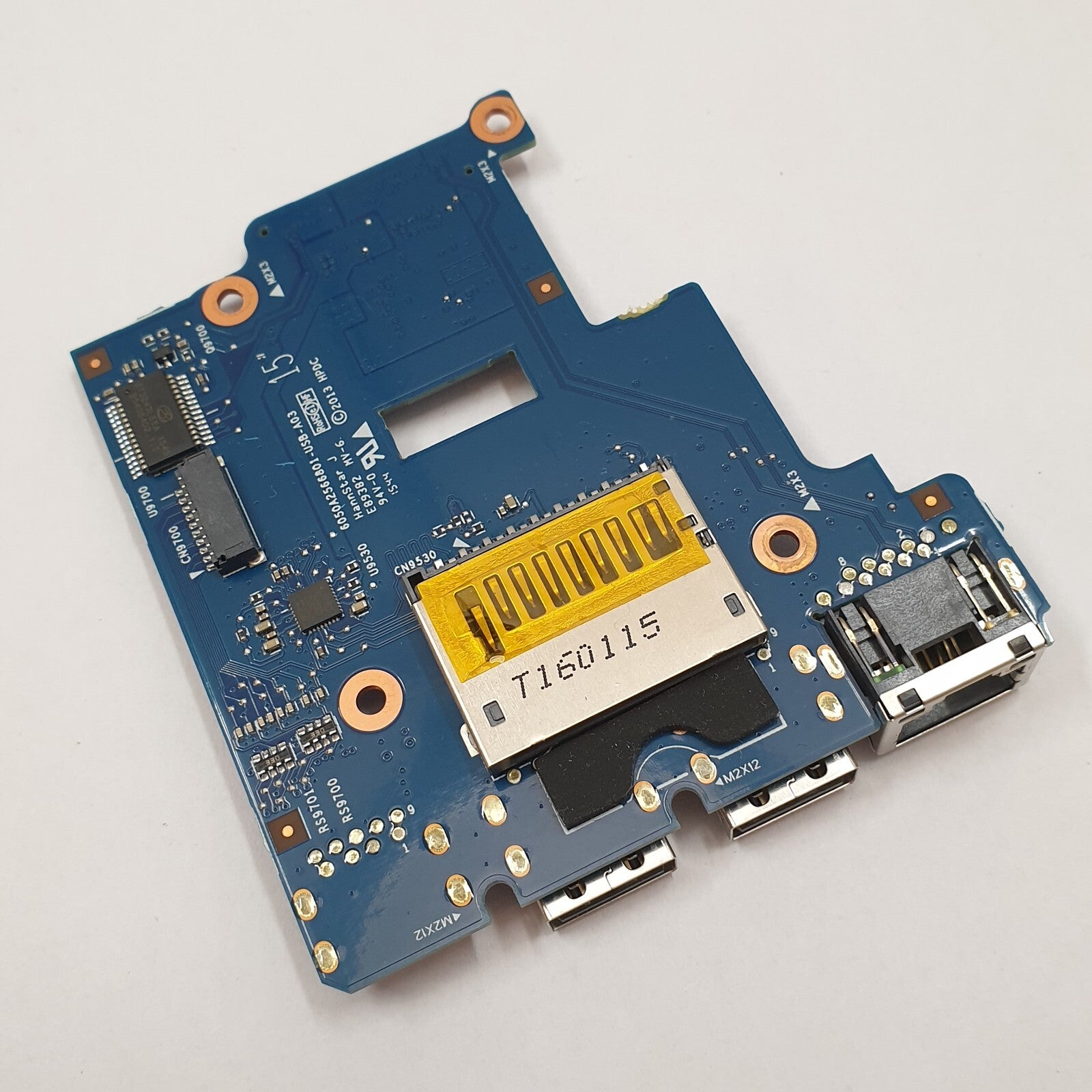 HP ProBook 650 655 G1 2 USB Board IO Platine Card Reader RJ45 – Bild 2