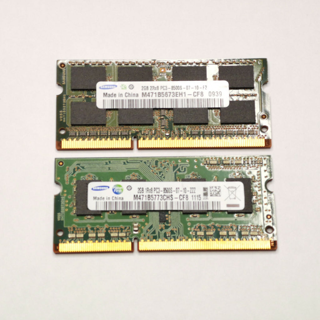 4GB Samsung 2GB DDR3 1066 SODIMM RAM 1x2GB Laptop Notebook Speicher