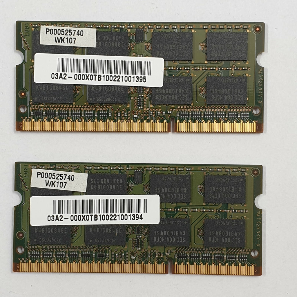 Toshiba Satellite U500 -- 4GB Samsung 4GB DDR3 1066 SODIMM RAM 1x2GB Laptop – Bild 2