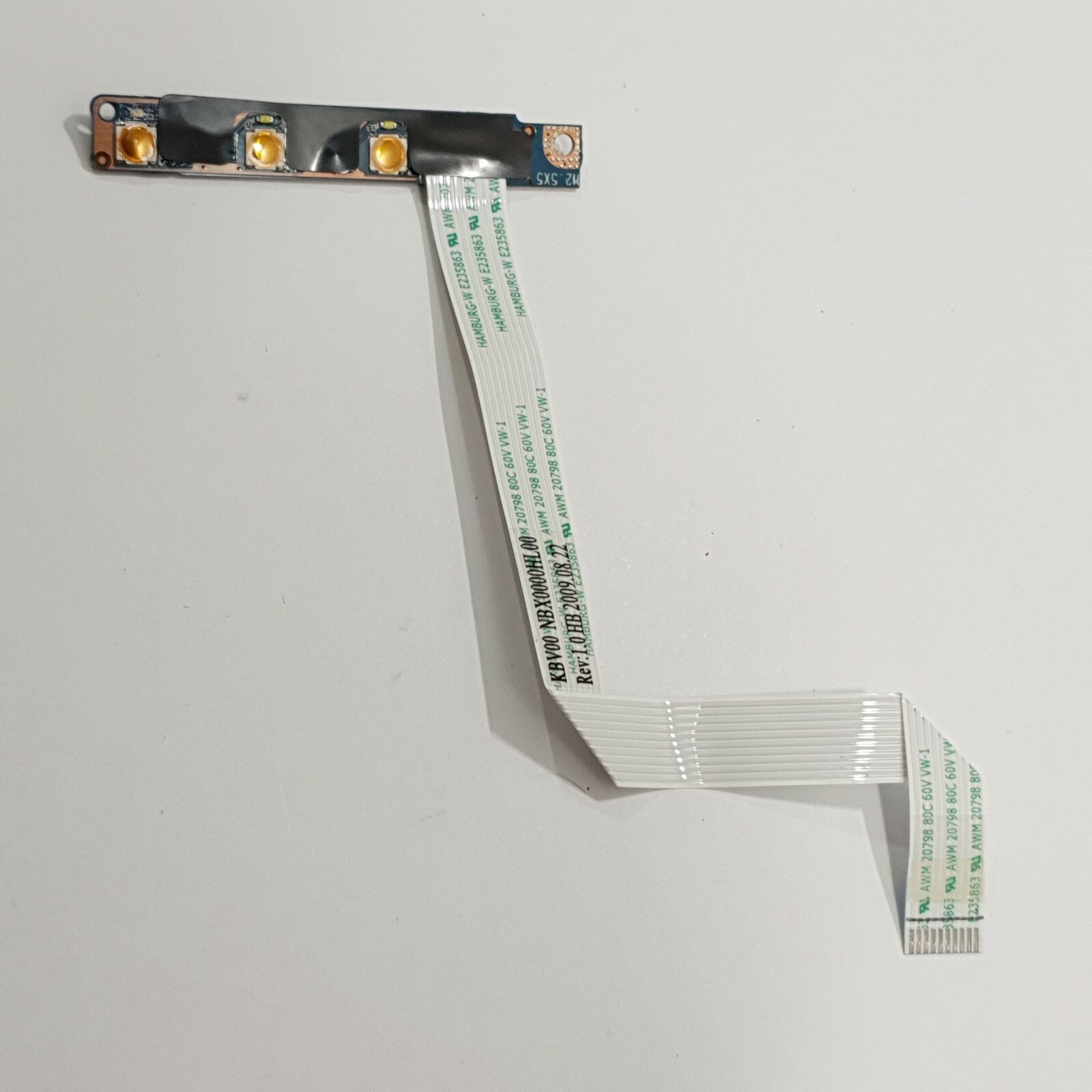 HP ProBook 5310m Media Button Board Platine Schnellstarttasten mit Kabel – Bild 2