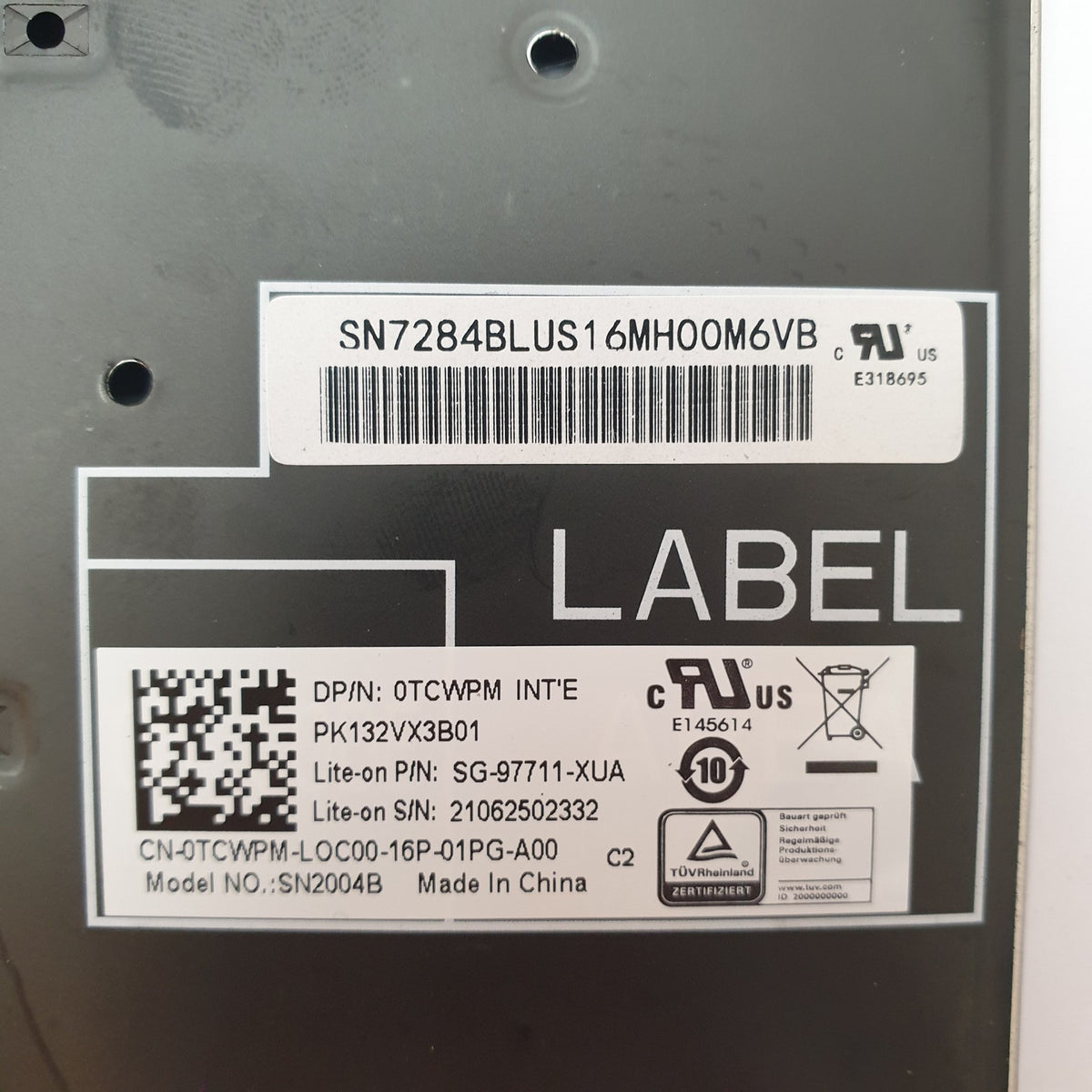 Dell Latitude 5510 Tastatur English US QWERTY Keyboard Backlit