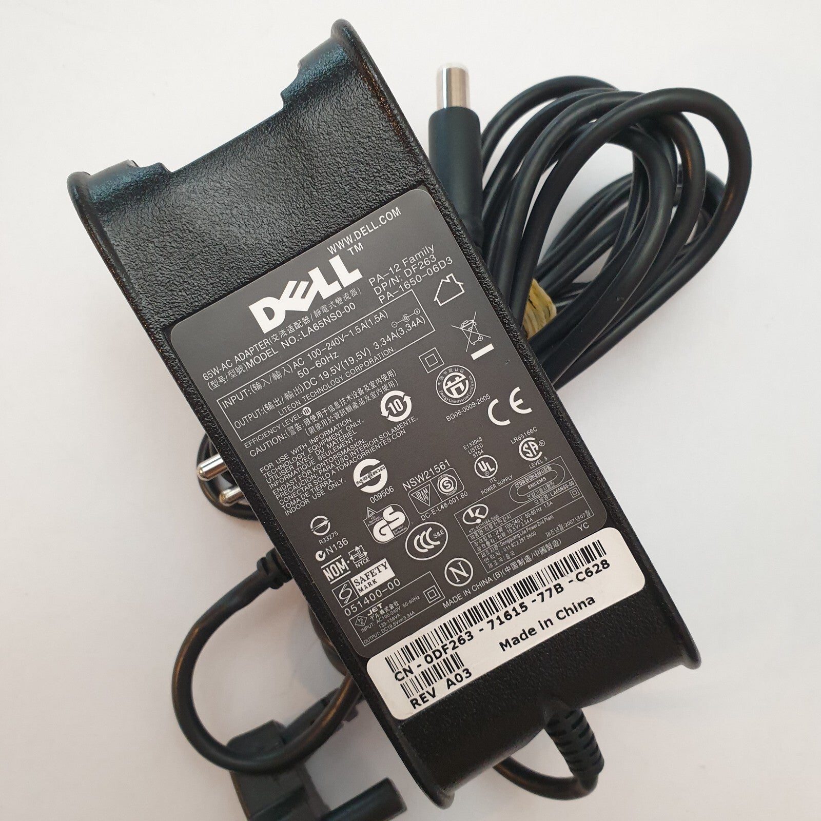 Dell 65 W Netzteil 4,5 × 3,0 mm Inspiron 11 13 15  Latitude 3340 3350 Vostro 14