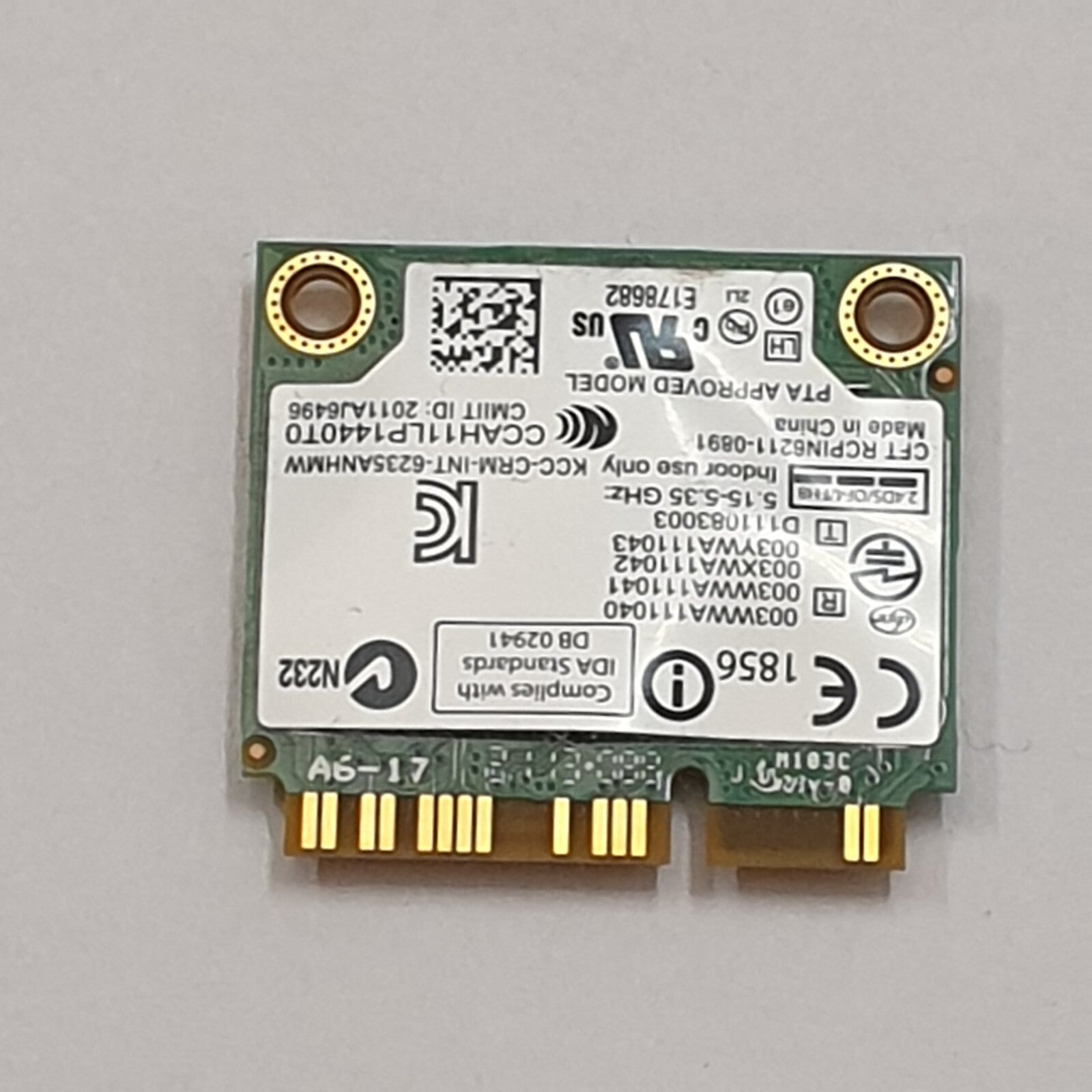 Samsung NP270ESE WLAN Karte Wifi Card Intel Centrino Advanced-N 6235 WLAN Karte – Bild 2