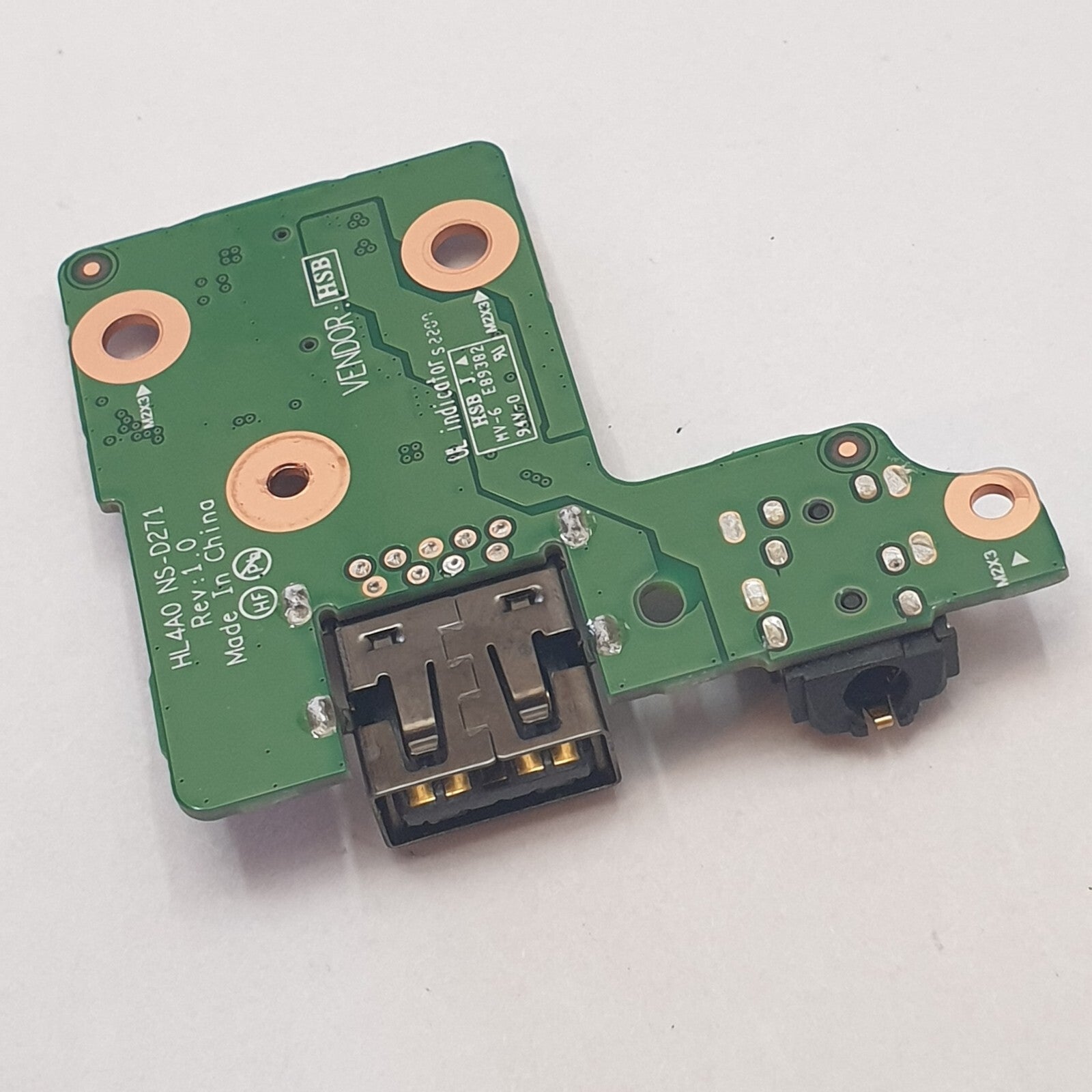 Lenovo ThinkPad L14 Gen 2 USB Audio Board Platine USB Port Klinken Buchse – Bild 2