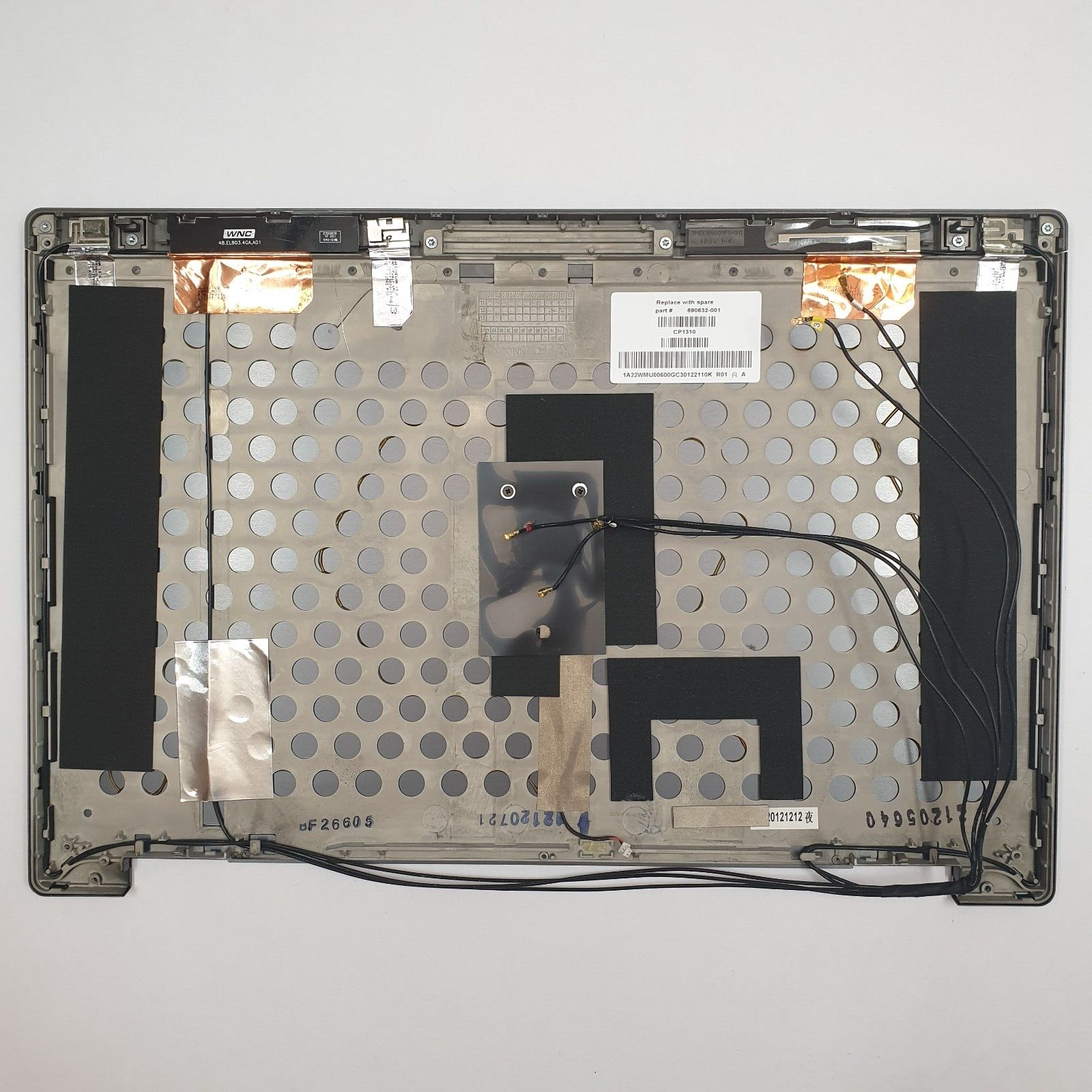 HP EliteBook 8570w Displaygehäuse Deckel Gehäuse Top Lid LCD Cover – Bild 2