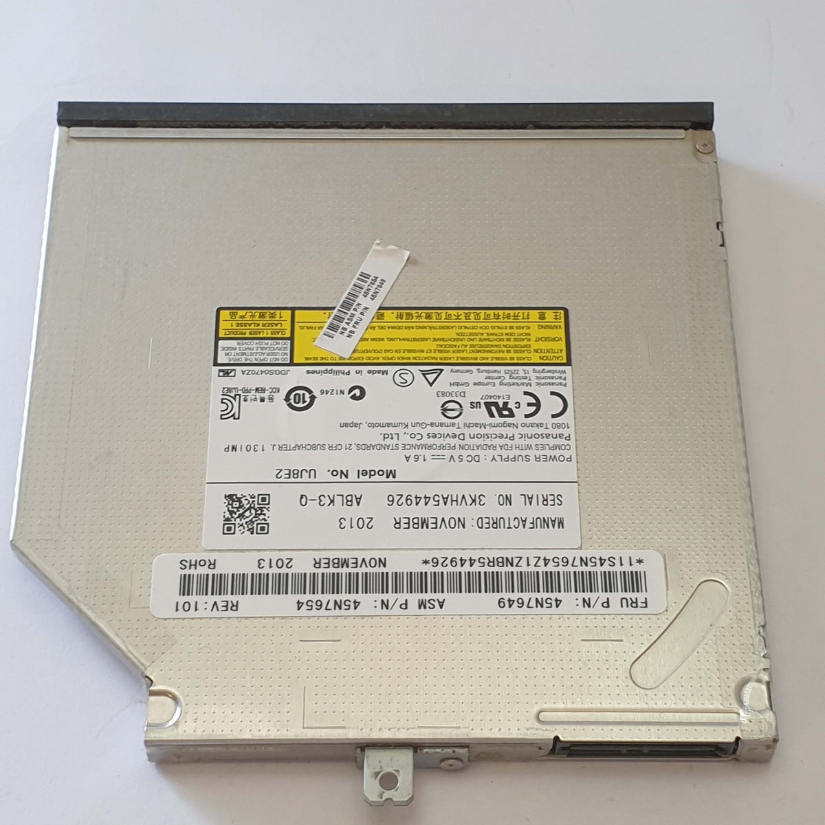 Lenovo ThinkPad T540p internes DVD RW Brenner Laufwerk Optical Drive UJ8E2