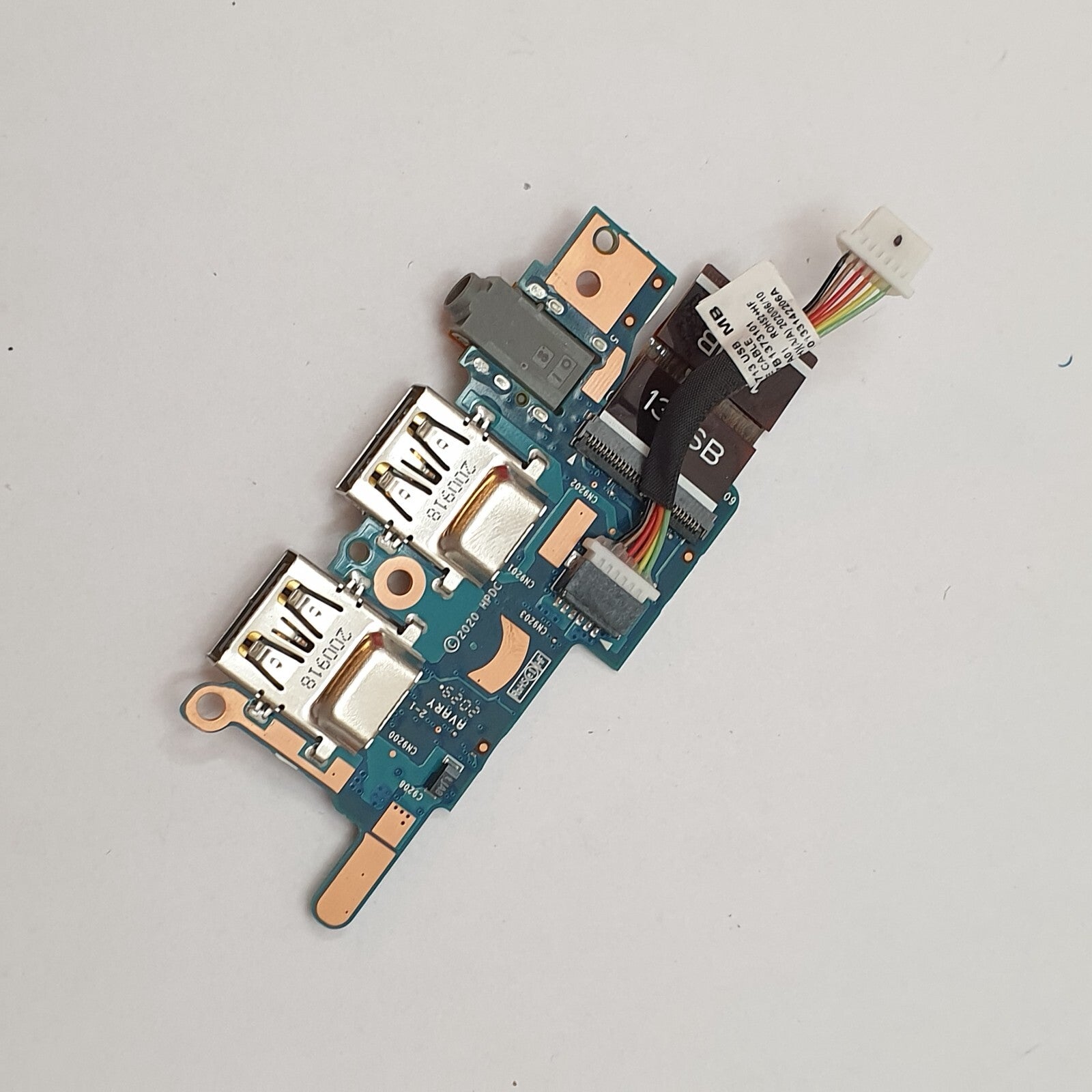 HP EliteBook 830 G7 USB Audio Board I/O Platine USB Port Anschluss