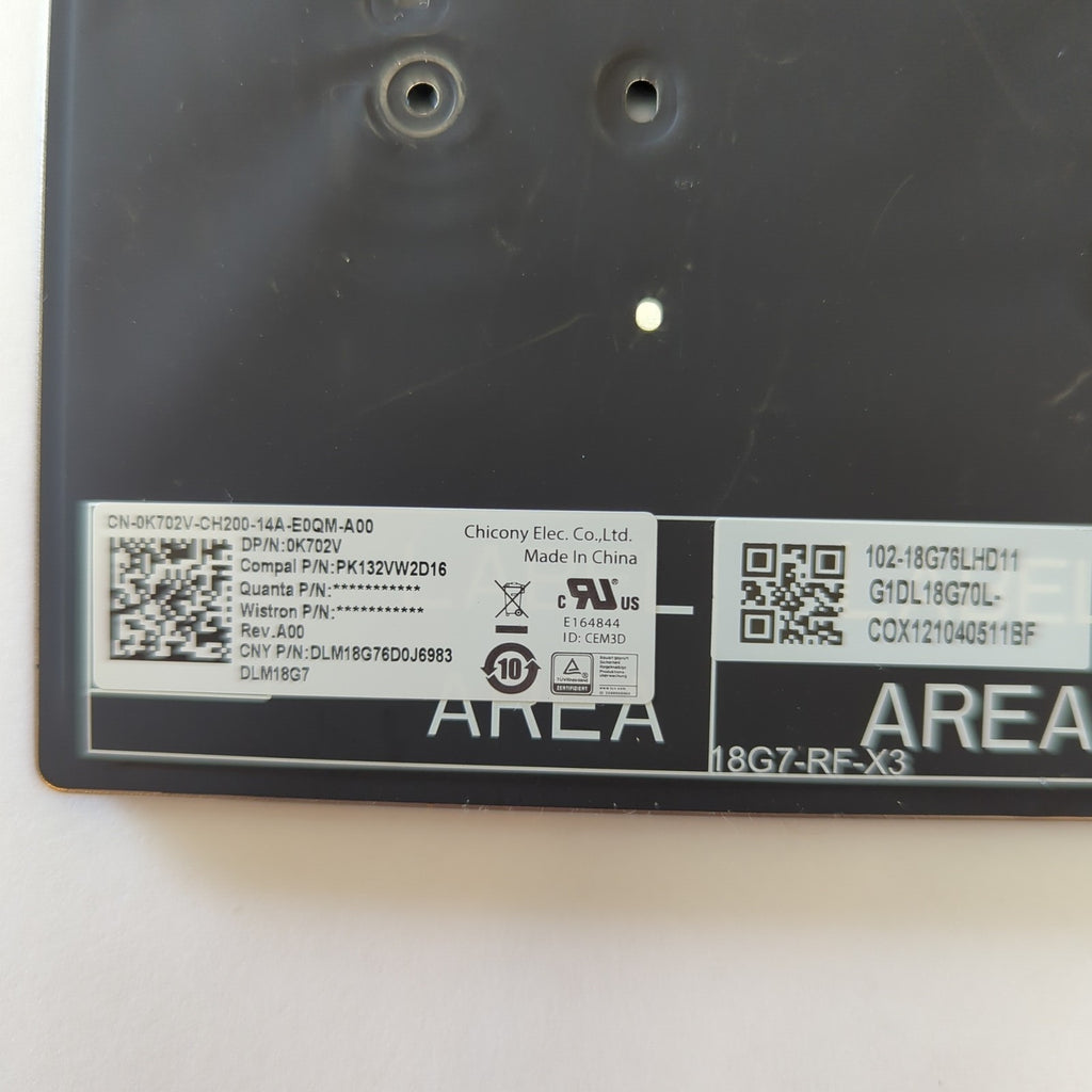 Dell Latitude 5411 Tastatur Deutsch QWERTZ Keyboard Backlit