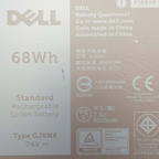 Dell Latitude 5480 Original Akku 8500mAh Li-ion Battery Pack Ersatzteil – Bild 2