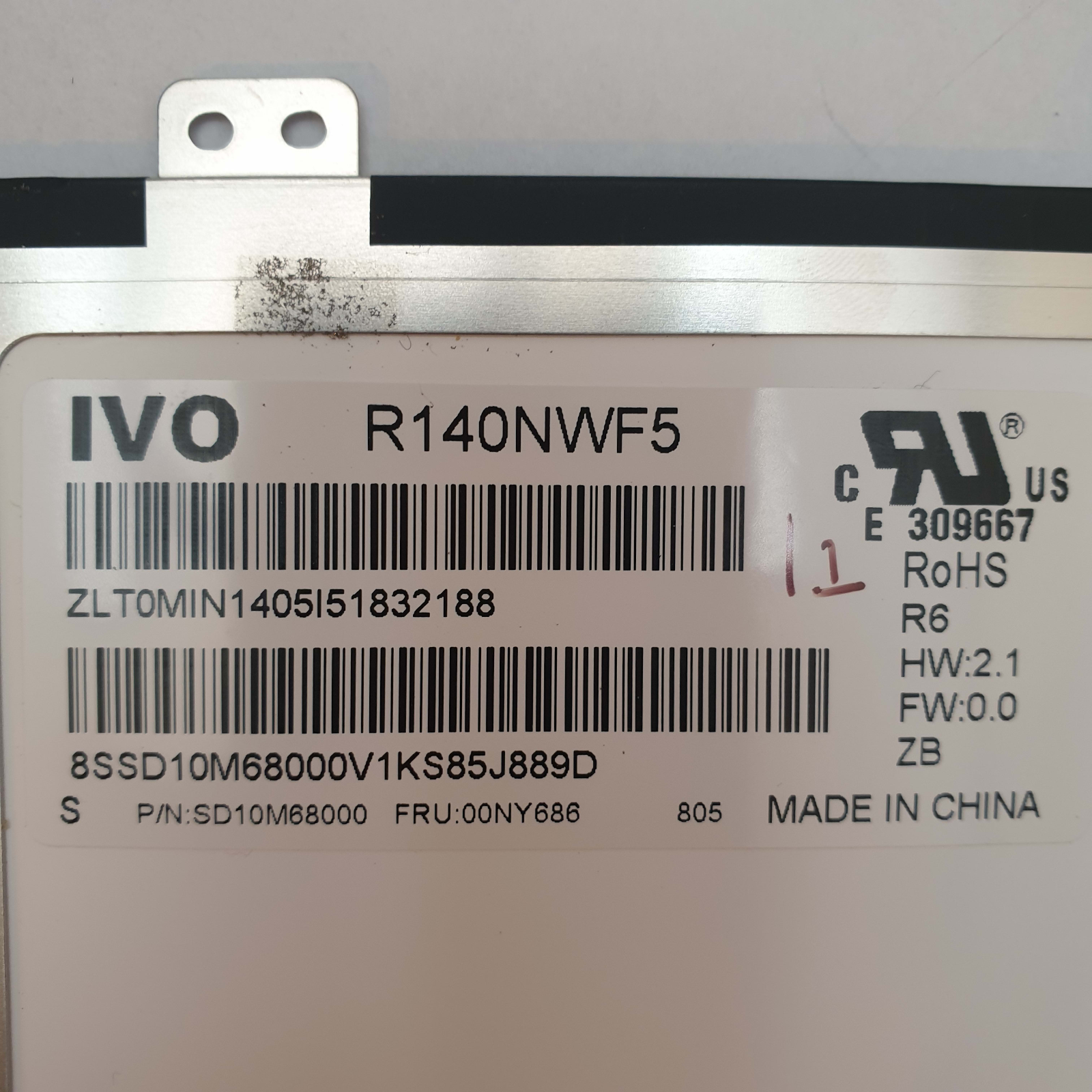 Lenovo ThinkPad T480s FHD Display 14 Zoll IVO R140NWF5 R6 LCD – Bild 4