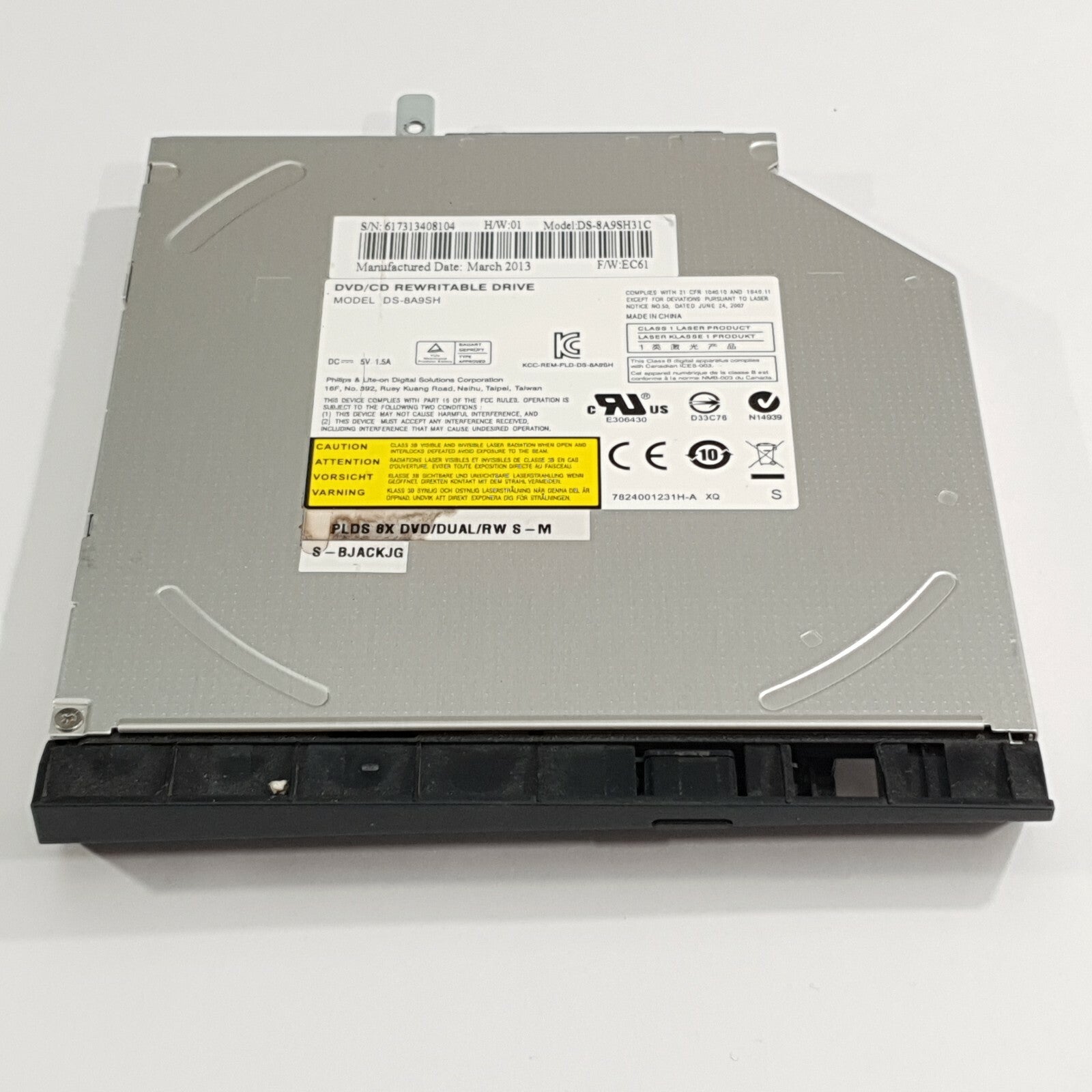 Clevo W370 W370ET Abook DVD Laufwerk Brenner DS 8A9SH CD DVD RW Drive