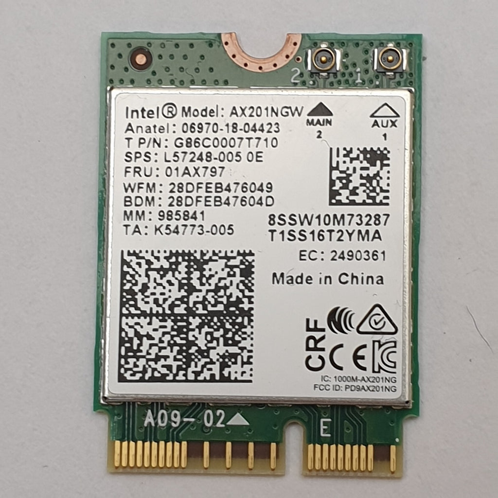 HP EliteBook 840 G7 WLAN Bluetooth Intel AX201NGW WLAN Bluetooth Karte – Bild 2