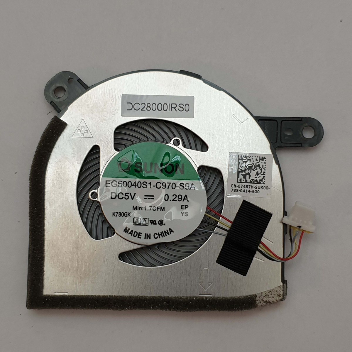 Dell Latitude 5285 Tablet Lüfter Fan Kühler Cooler