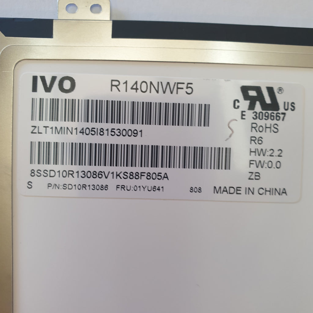 Lenovo ThinkPad T480 FHD 14 Zoll R140NWF5 Display Panel LCD Bildschirm