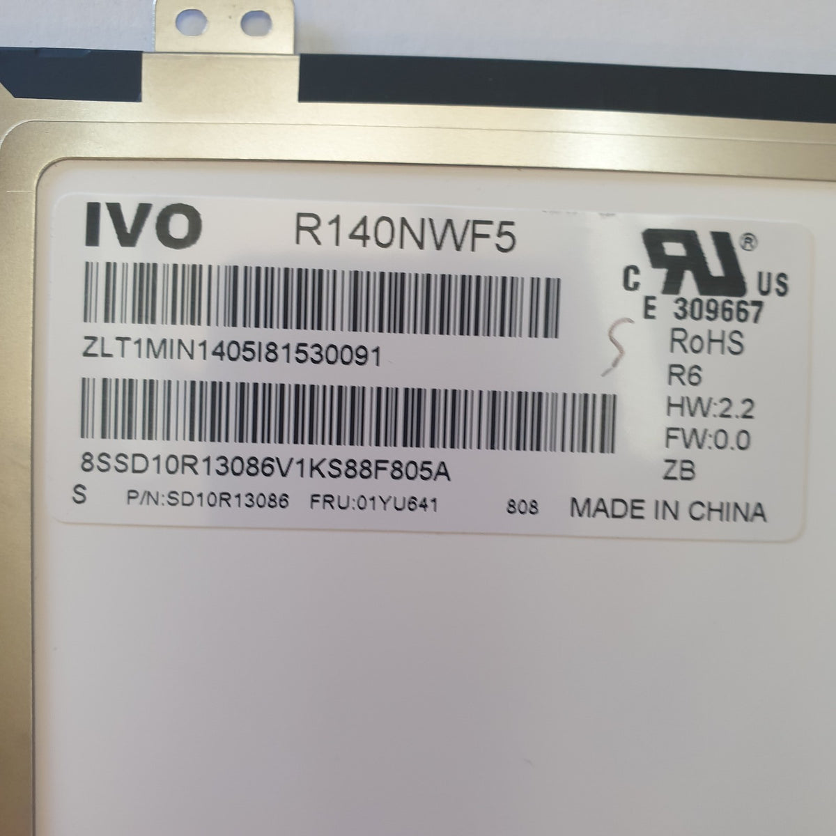 Lenovo ThinkPad T480 FHD 14 Zoll R140NWF5 Display Panel LCD Bildschirm
