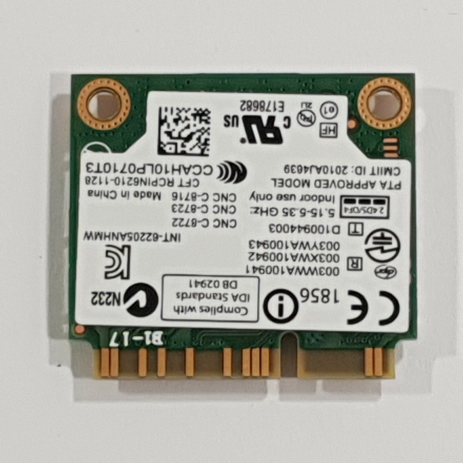 Fujitsu LifeBook P771 WLAN Karte Wifi Intel Centrino Advanced-N 6205 Modul – Bild 2