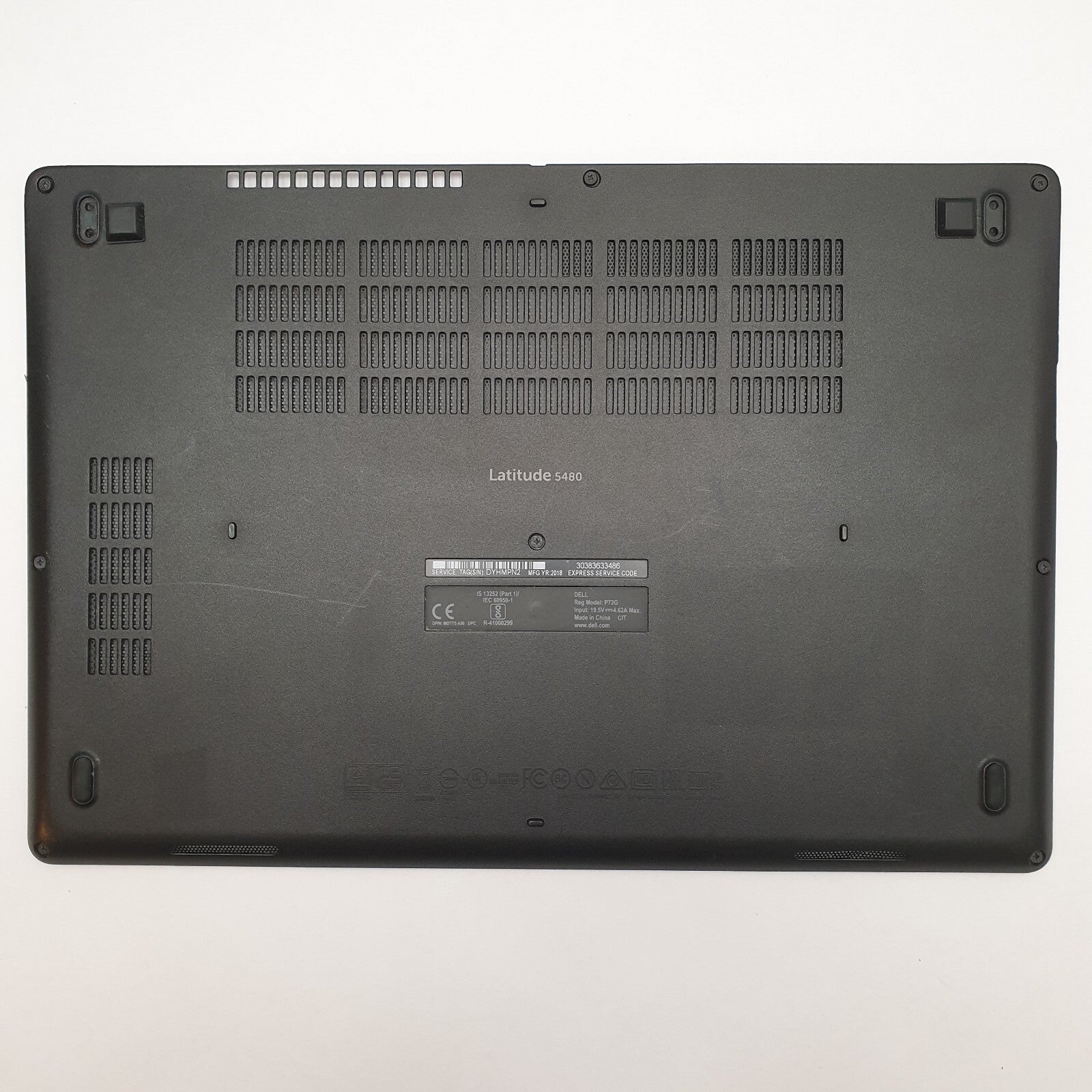 Dell Latitude 5480 Gehäuse Unterschale Unterteil Bottom Base Cover Ersatzteil