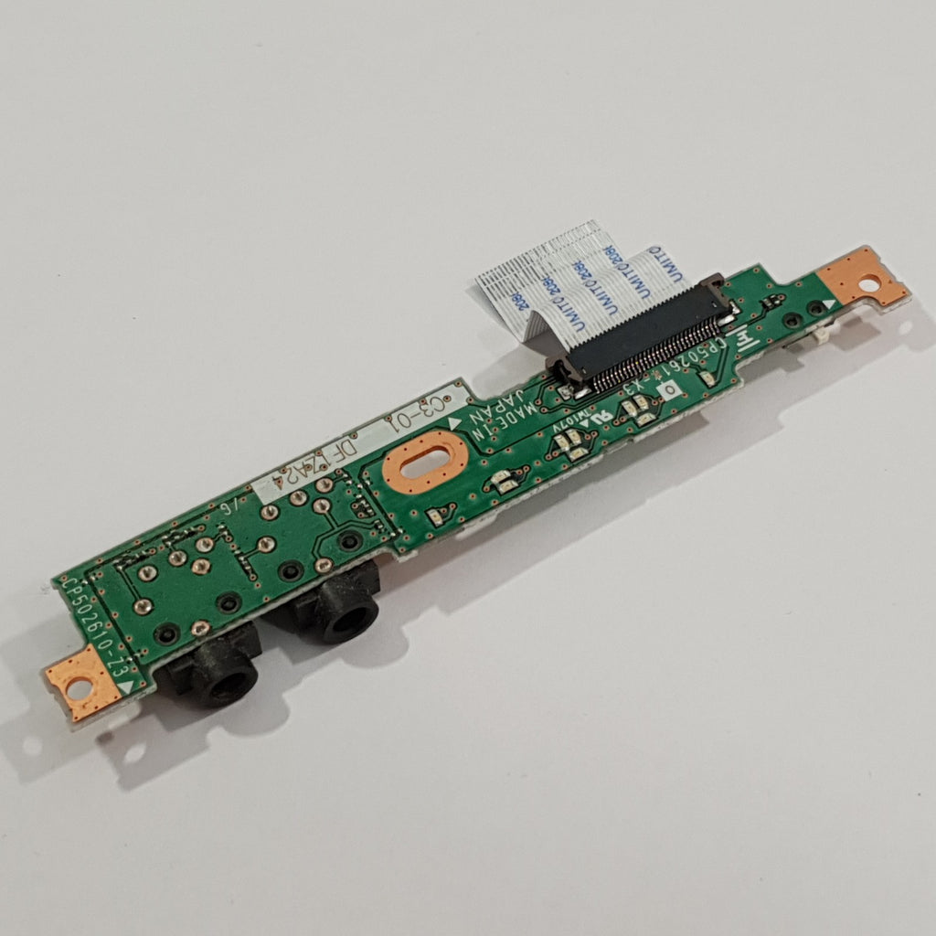 Fujitsu LifeBook T901 Audio Sound Board Kopfhörer Mikrofon Anschluss Platine – Bild 2