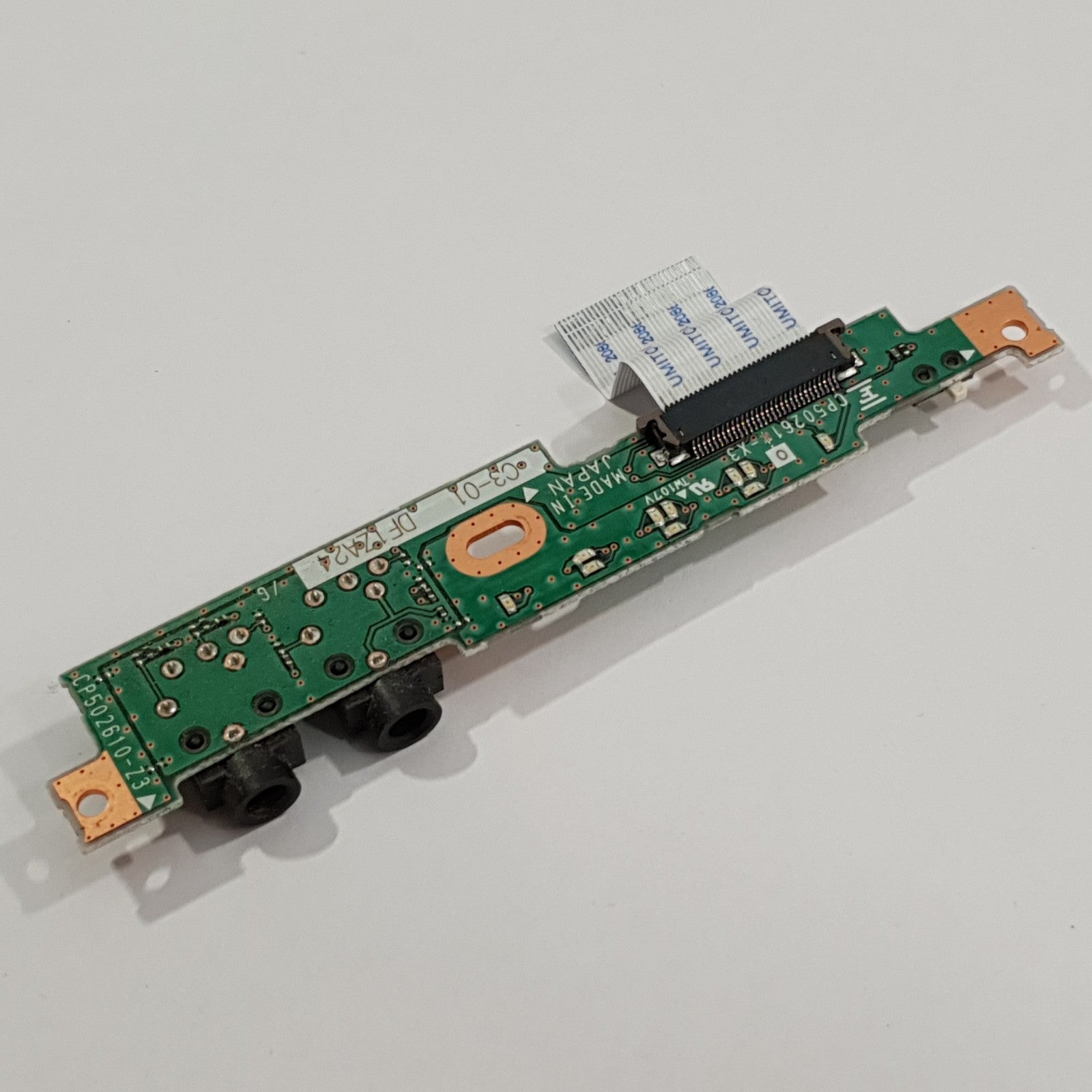 Fujitsu LifeBook T901 Audio Sound Board Kopfhörer Mikrofon Anschluss Platine – Bild 2