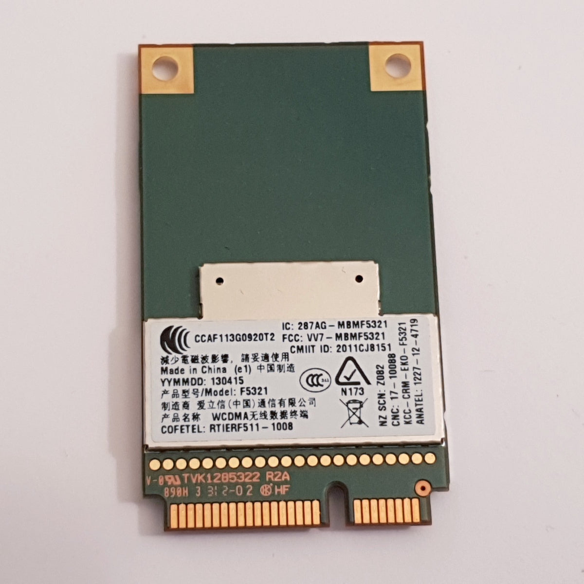 Toshiba Tecra R950 WWAN Karte 3G Toshiba Tecra R950 Ericsson F5321 3G WWAN Karte