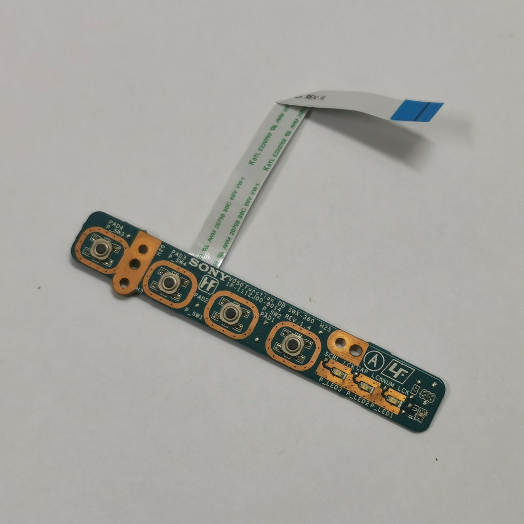 Sony VAIO PCG-61711W Power Button Board Funktionsplatine Schalterleiste