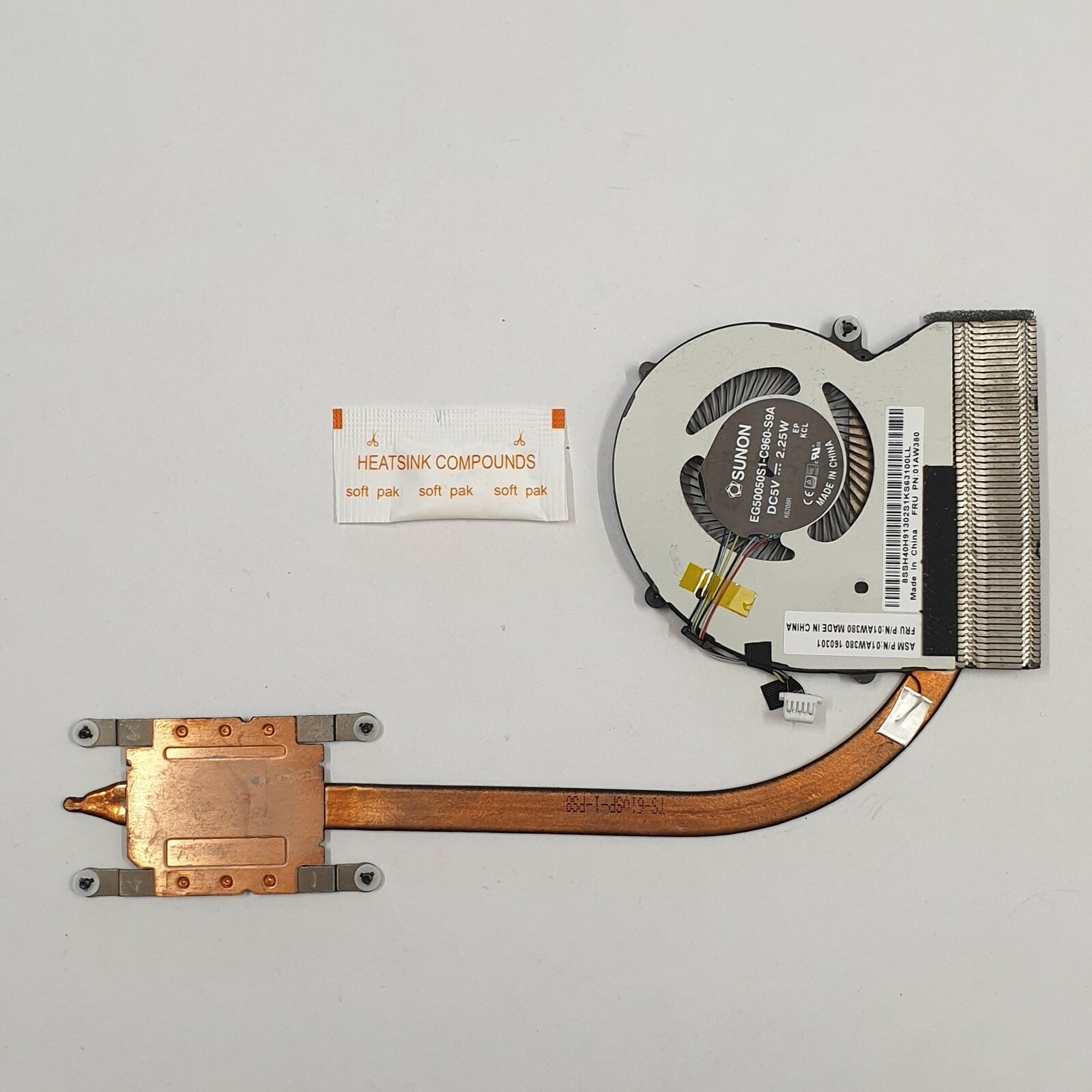 Lenovo Thinkpad 13 Kühler Heatsink mit Lüfter und Wärmeleitpaste – Bild 2