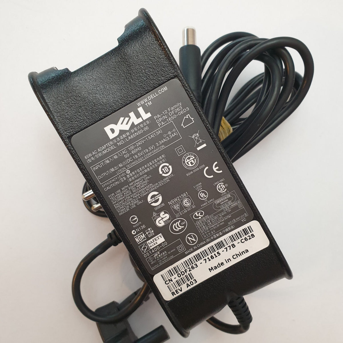 Dell 65 W Netzteil 4,5 × 3,0 mm Inspiron 11 13 15  Latitude 3340 3350 Vostro 14