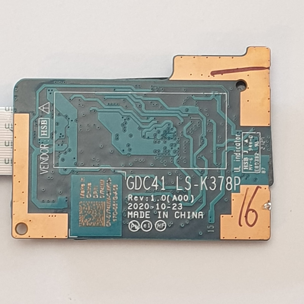 Dell Latitude 5420 Junction USH Platine Junction Board Modul Flachbandkabel