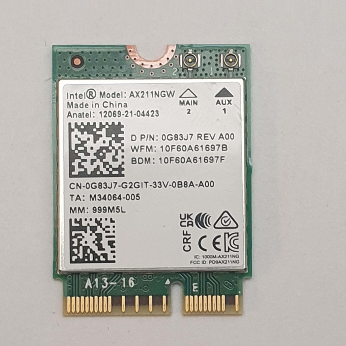 Dell Latitude 5440 Intel WLAN Karte WiFi Modul Wireless Card