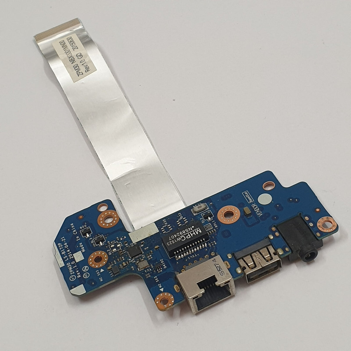 HP Probook 430 G2 Audio Sound I/O Board USB Audio LAN Platine mit Kabel
