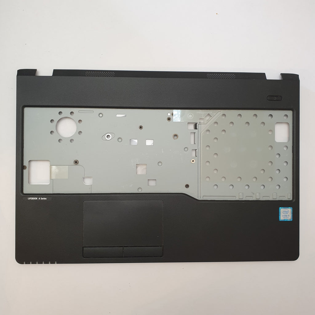 Fujitsu LifeBook A557 Handauflage Palmrest Oberseite Gehäuseteil Touchpad