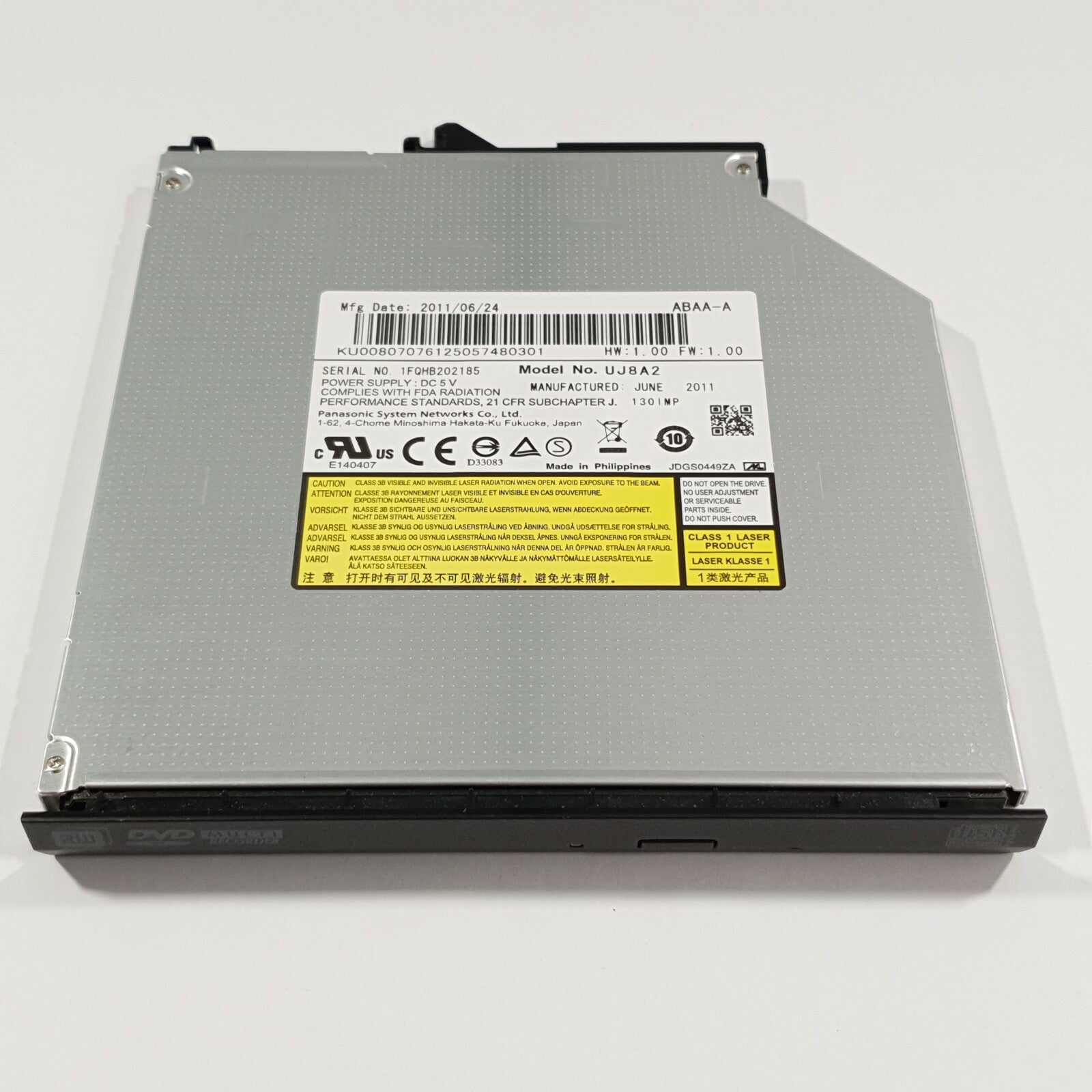 Acer TravelMate 8573 series DVD Laufwerk DVD Laufwerk Brenner Panasonic UJ8A2