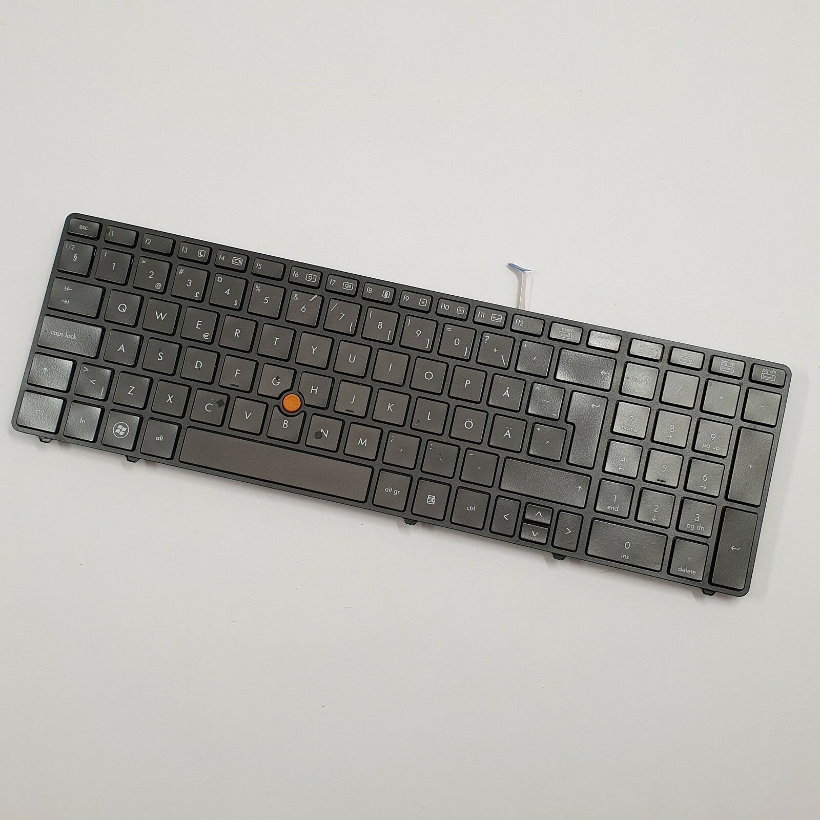 HP EliteBook 8560w Tastatur Nordic QWERTY Keyboard