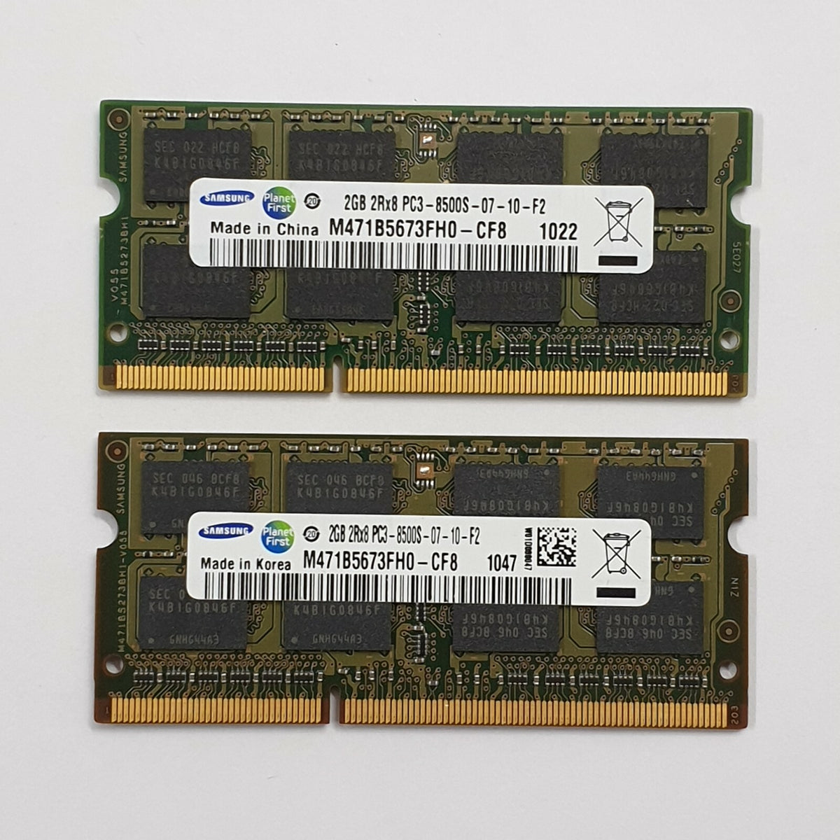 Acer eMachines E642G - 4GB Samsung 2GB DDR3 1066 SODIMM RAM 1x2GB Laptop
