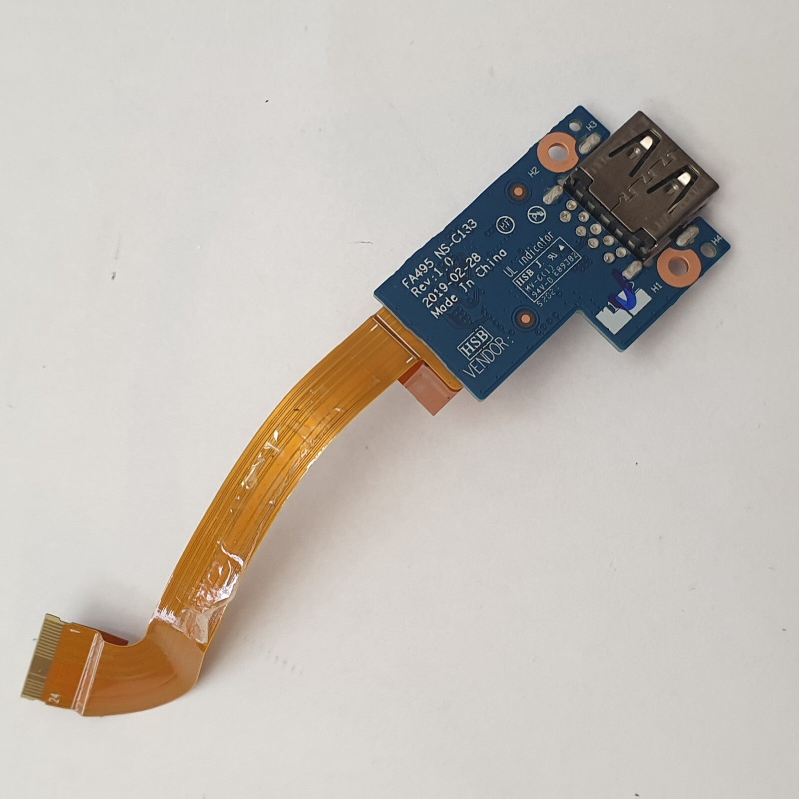 Lenovo Thinkpad T495 USB Port mit Kabel USB Platine I/O Board – Bild 2