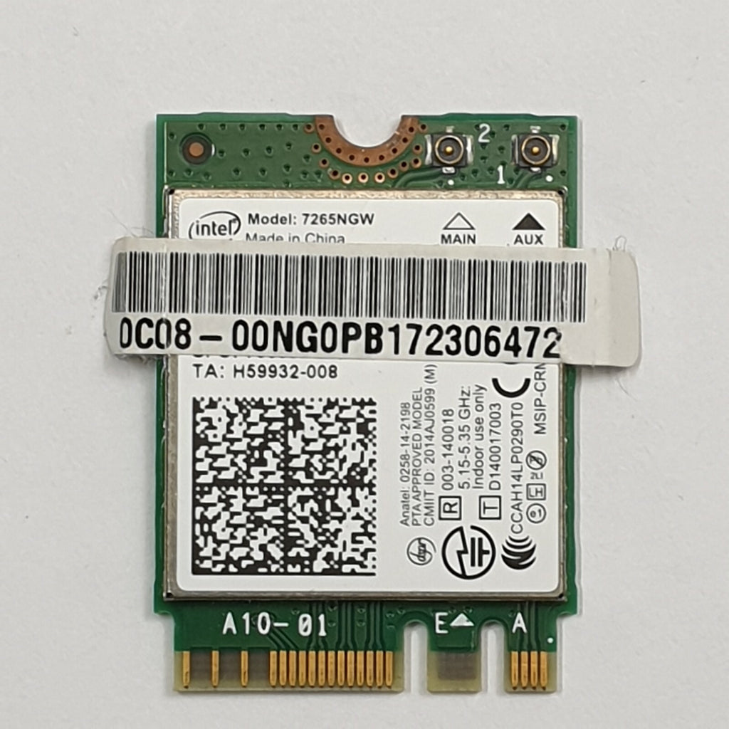 Acer Aspire Swift SF314-52 series WLAN Intel 7265NGW WLAN Karte WiFi Modul