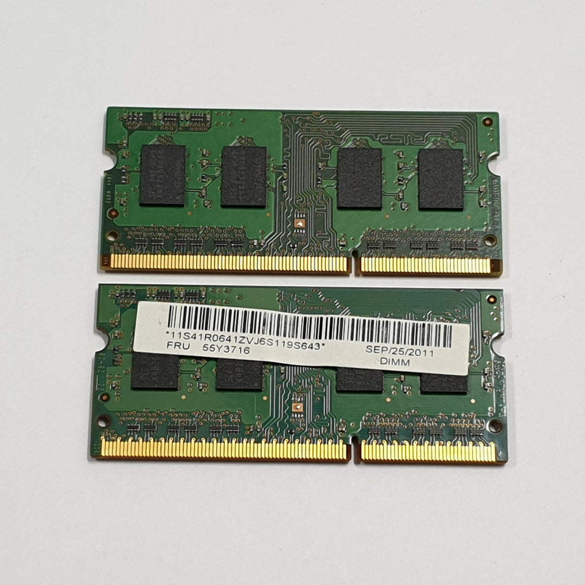 4GB (2x2GB) Samsung 2GB DDR3 1333 SODIMM RAM 1x2GB Laptop Notebook Speicher