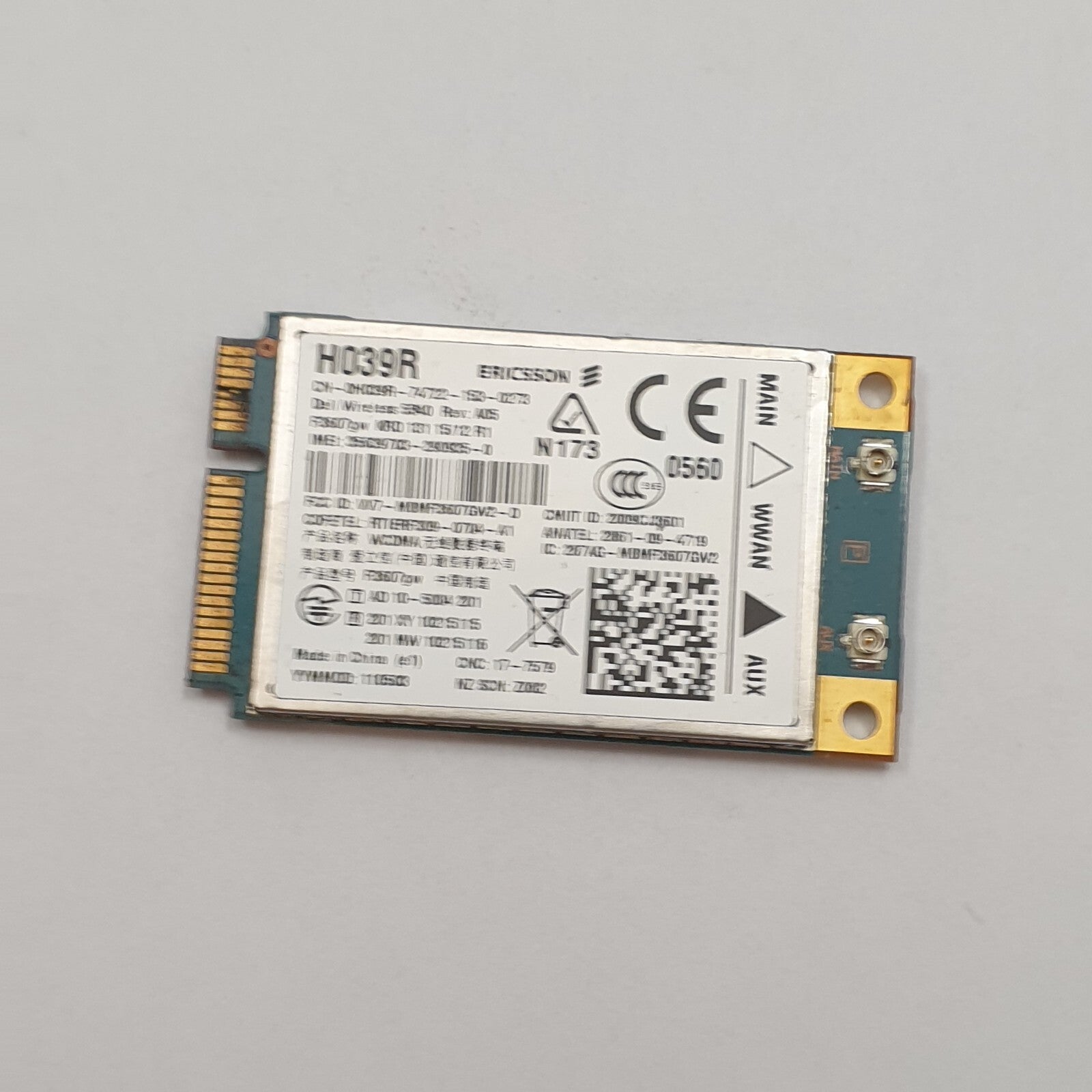 Dell XPS L502X WWAN Karte 3G Ericsson F5521gw Wireless Modul