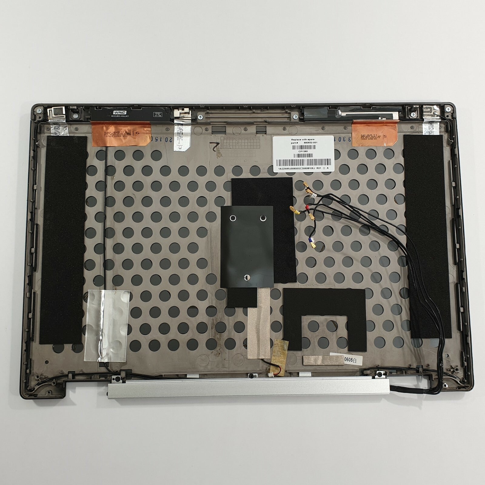 HP EliteBook 8570w Displaygehäuse Deckel Gehäuse Top Lid LCD Cover – Bild 2