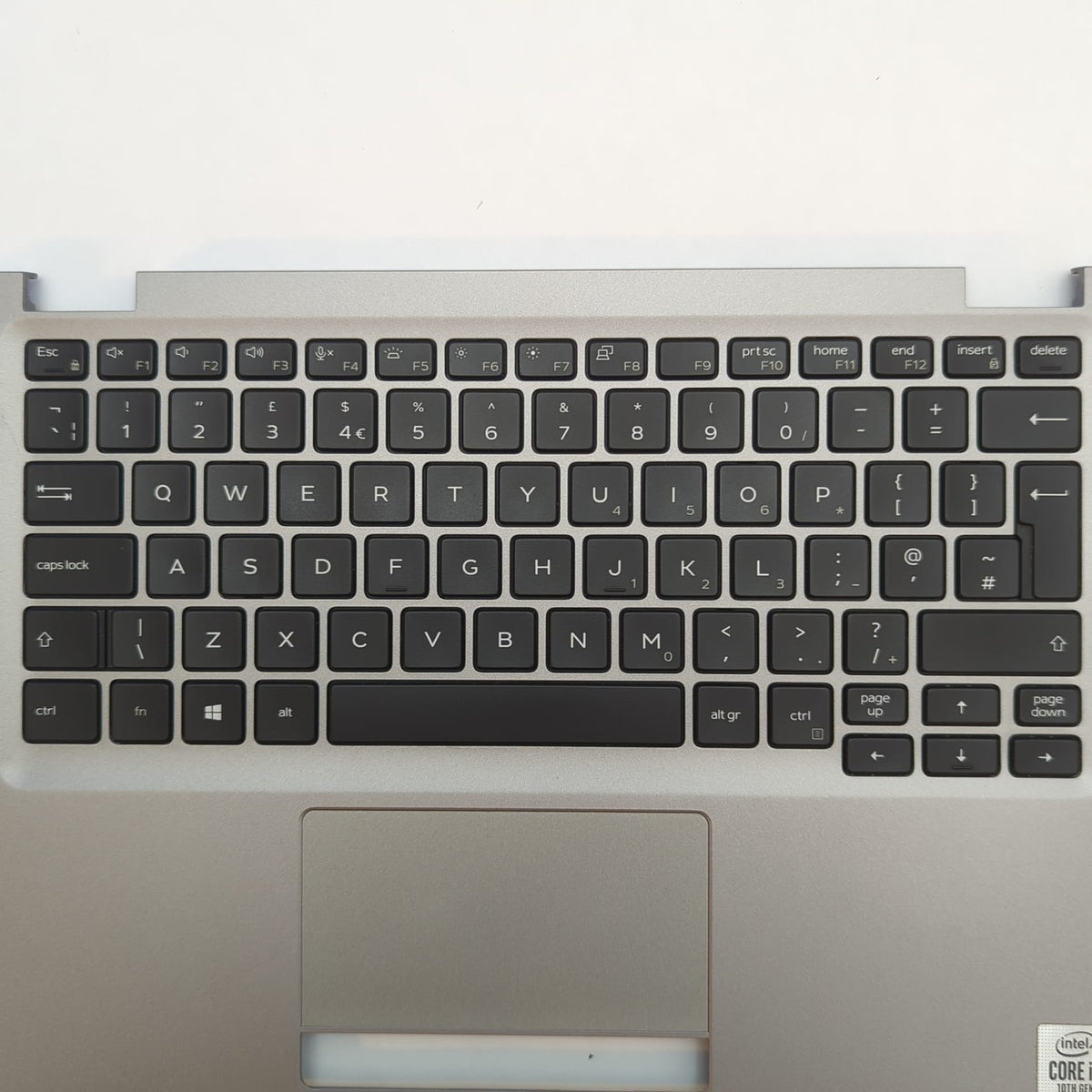 Dell Latitude 5310 Handauflage Tastatur English UK QWERTY Palmrest Keyboard Grau