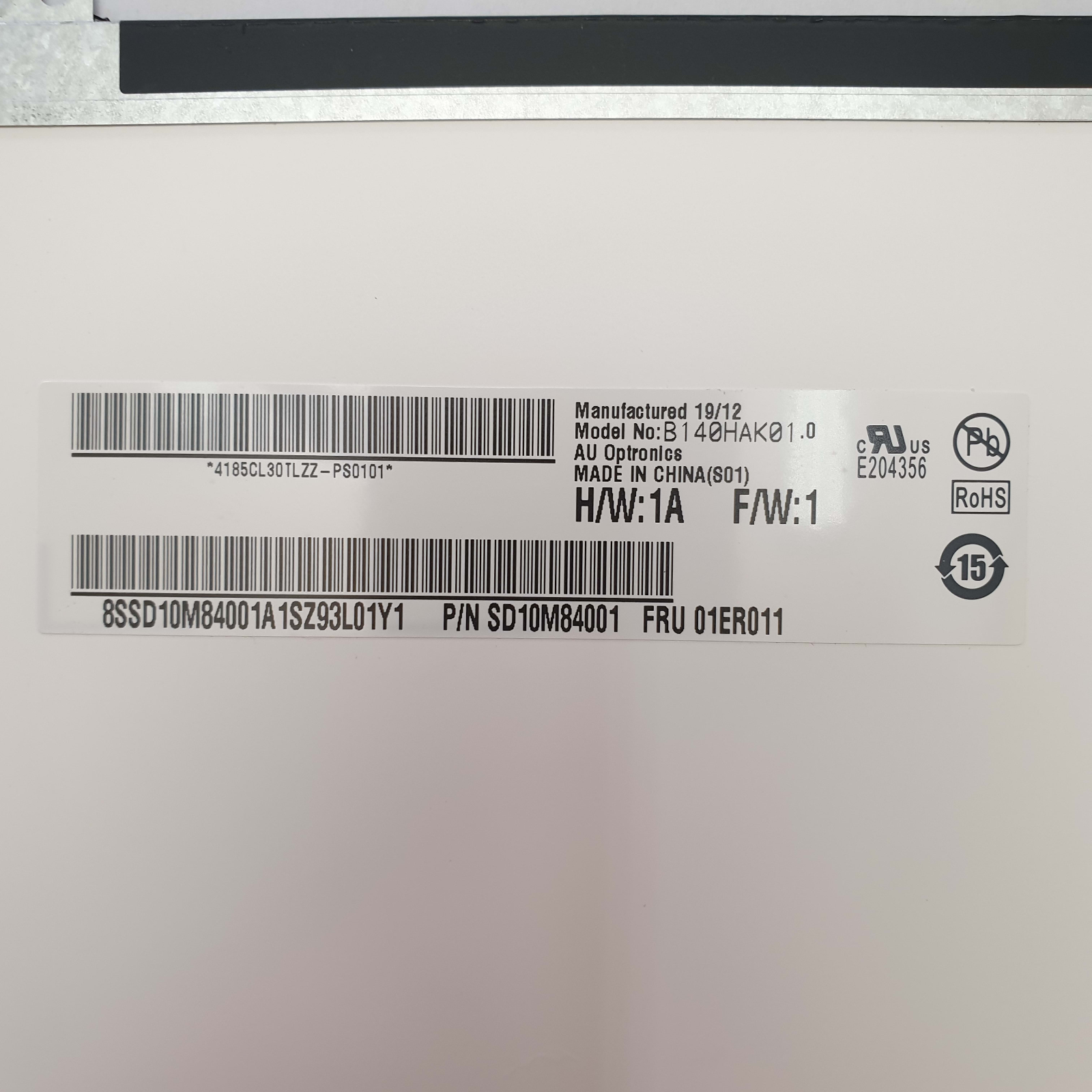 Lenovo ThinkPad T480s FHD Display 14 Zoll B140HAK01.0 Panel LCD Bildschirm – Bild 4
