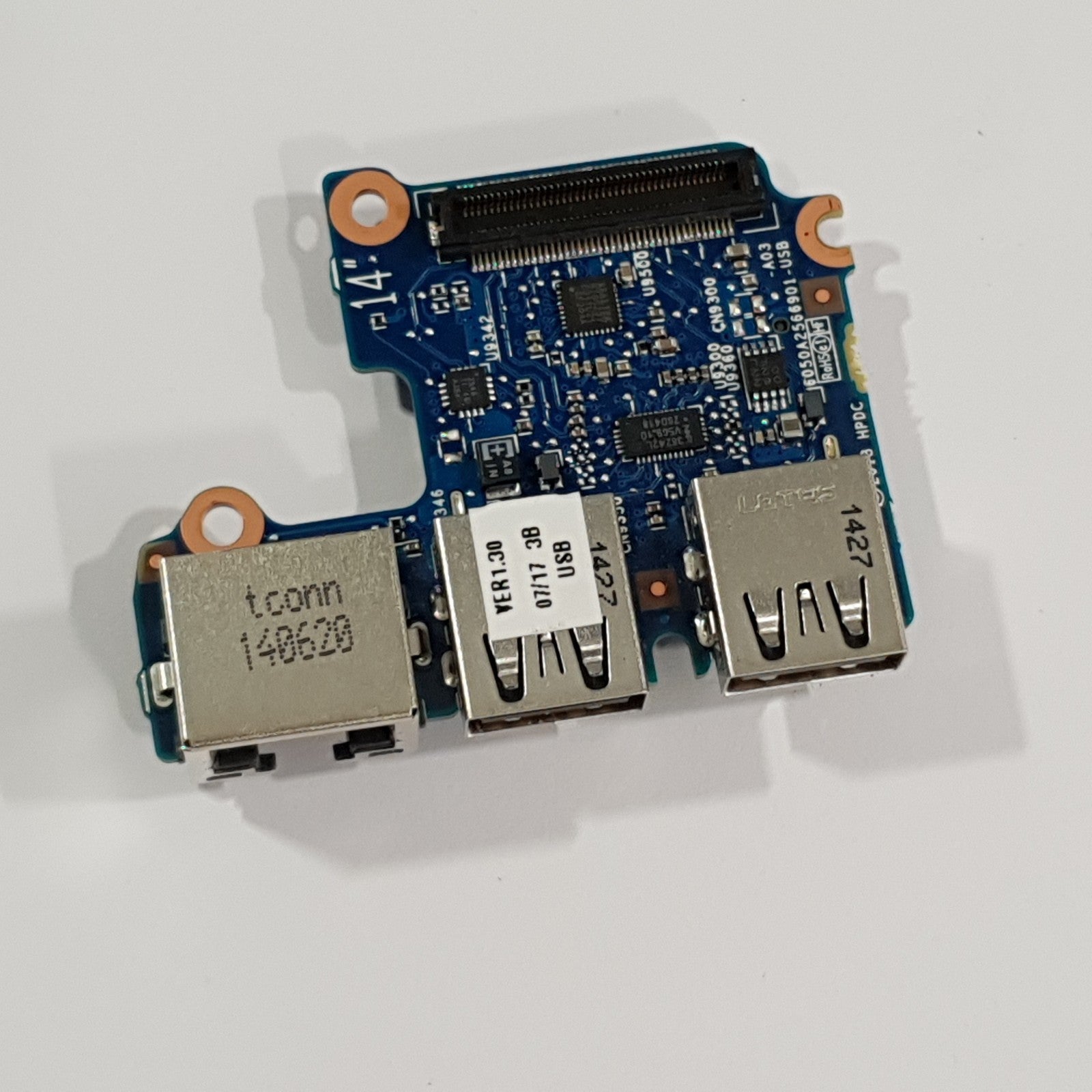HP ProBook 640 G1 USB LAN Board I/O Platine USB Anschluss – Bild 2