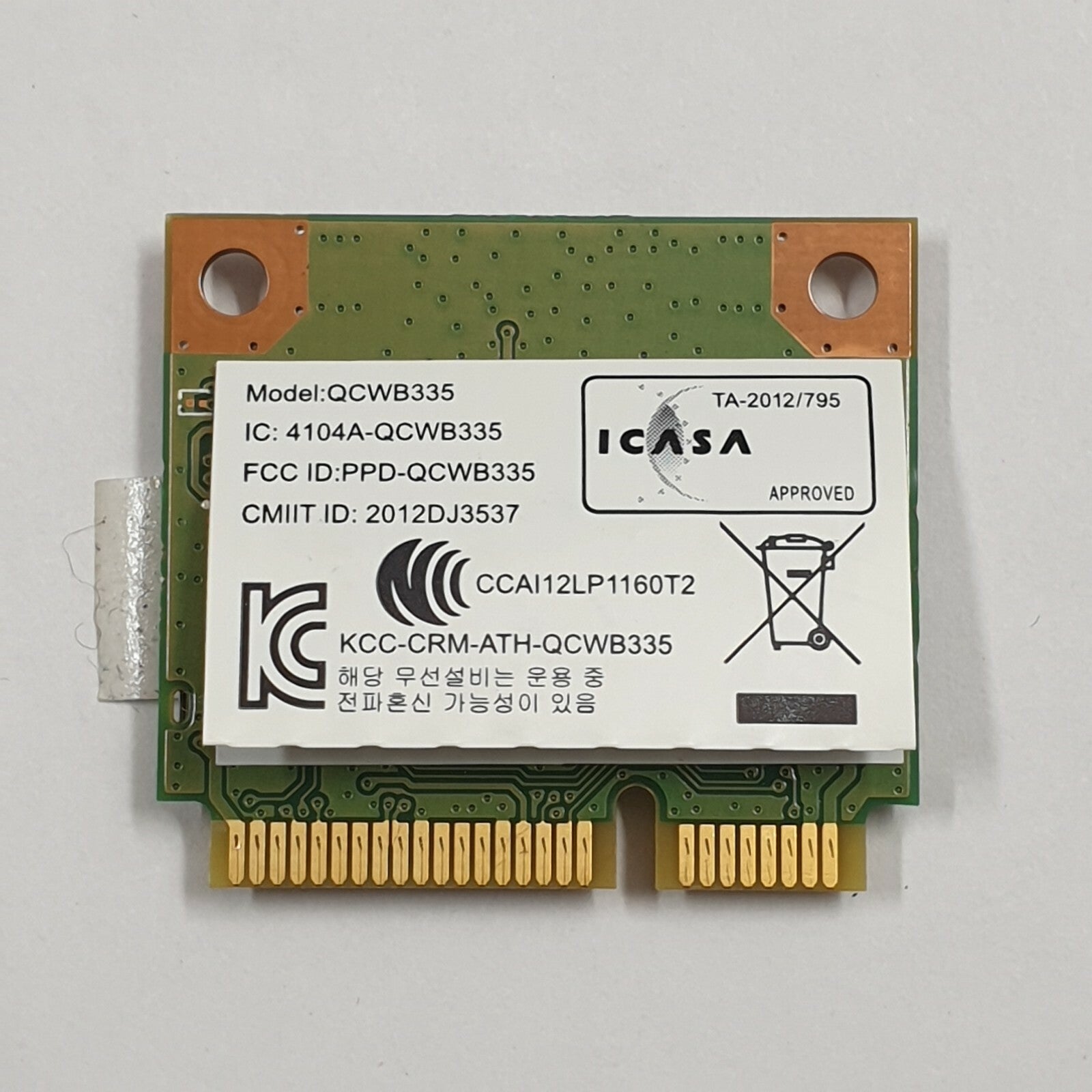 P/B EasyNote TE69KB MS2384 WLAN Karte Wireless LAN Modul QCWB335 – Bild 2