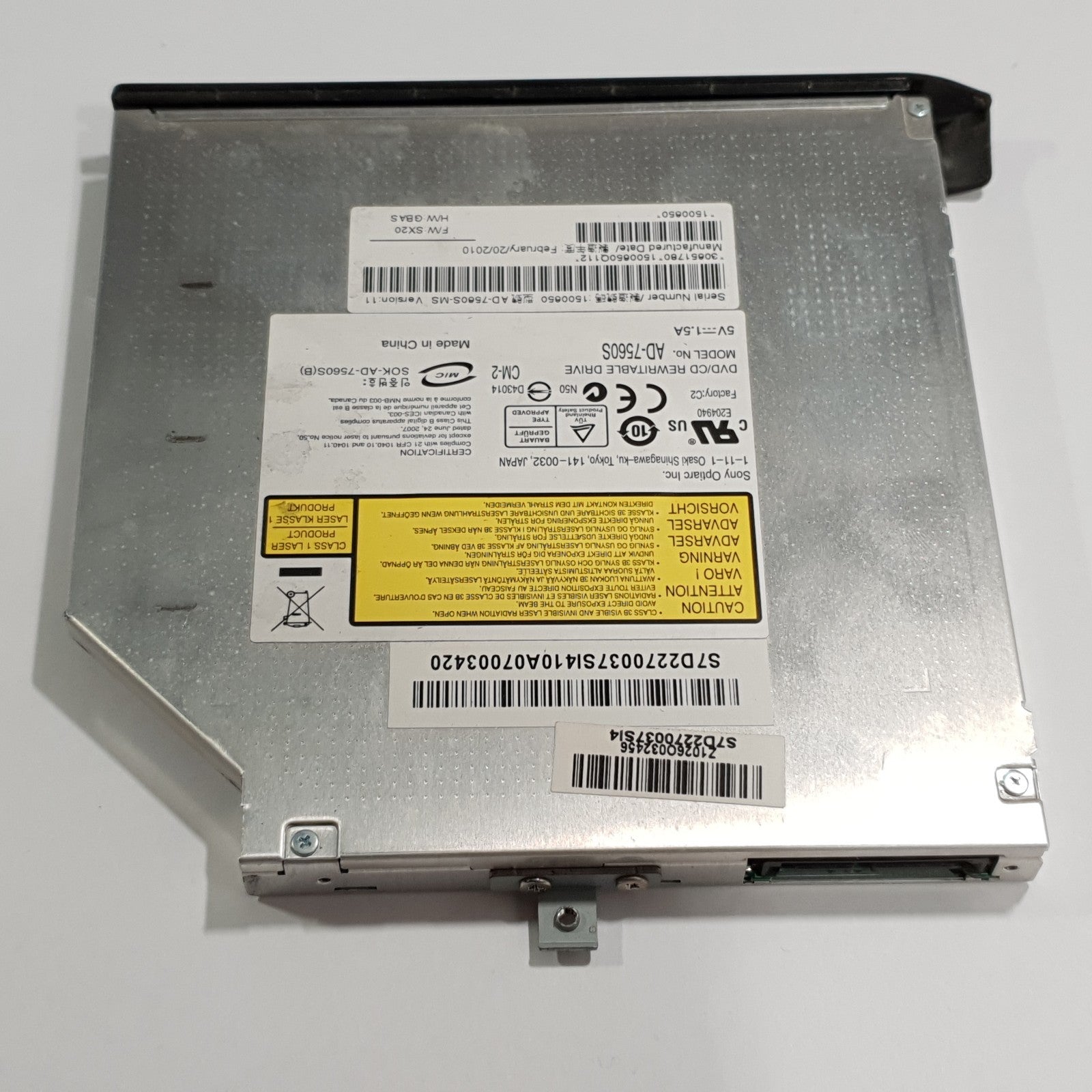 MSI FX600 MS-16G1 DVD Laufwerk mit MSI FX600 MS-16G1 DVD Laufwerk Brenner – Bild 2