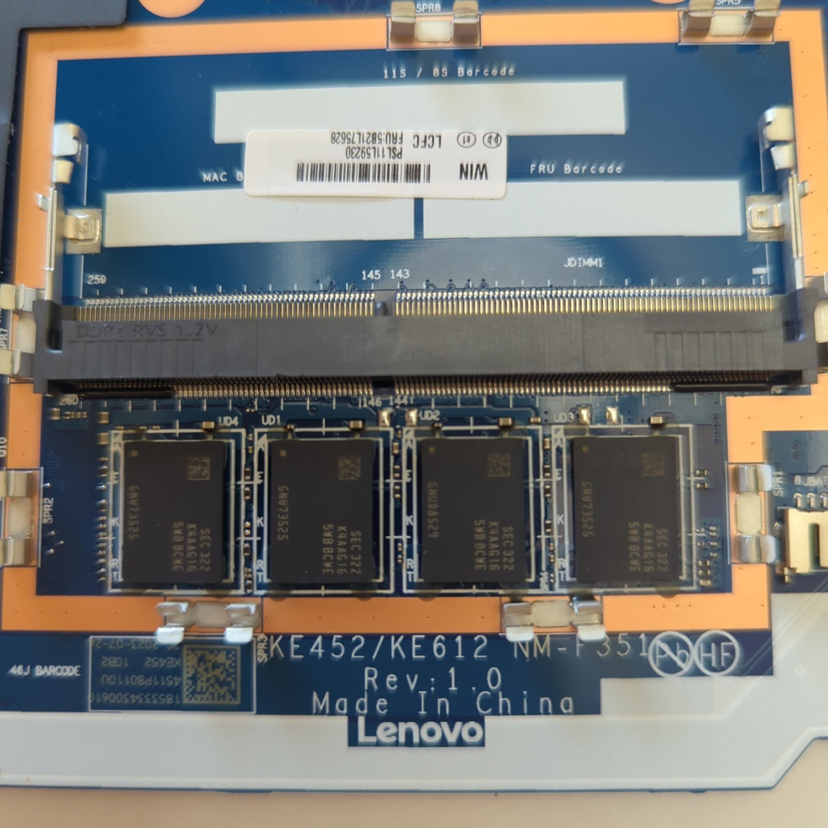 Lenovo ThinkPad E14 Gen 5 Mainboard CPU Ryzen 3 7330U 8GB RAM Motherboard