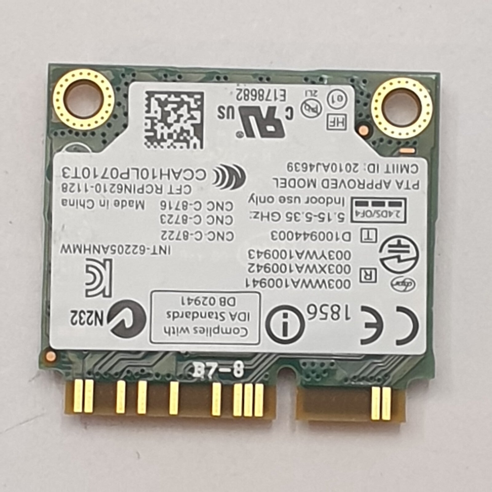 Fujitsu Lifebook E782 WLAN Karte Wifi Intel Centrino Advanced-N 6205 WLAN Karte – Bild 2